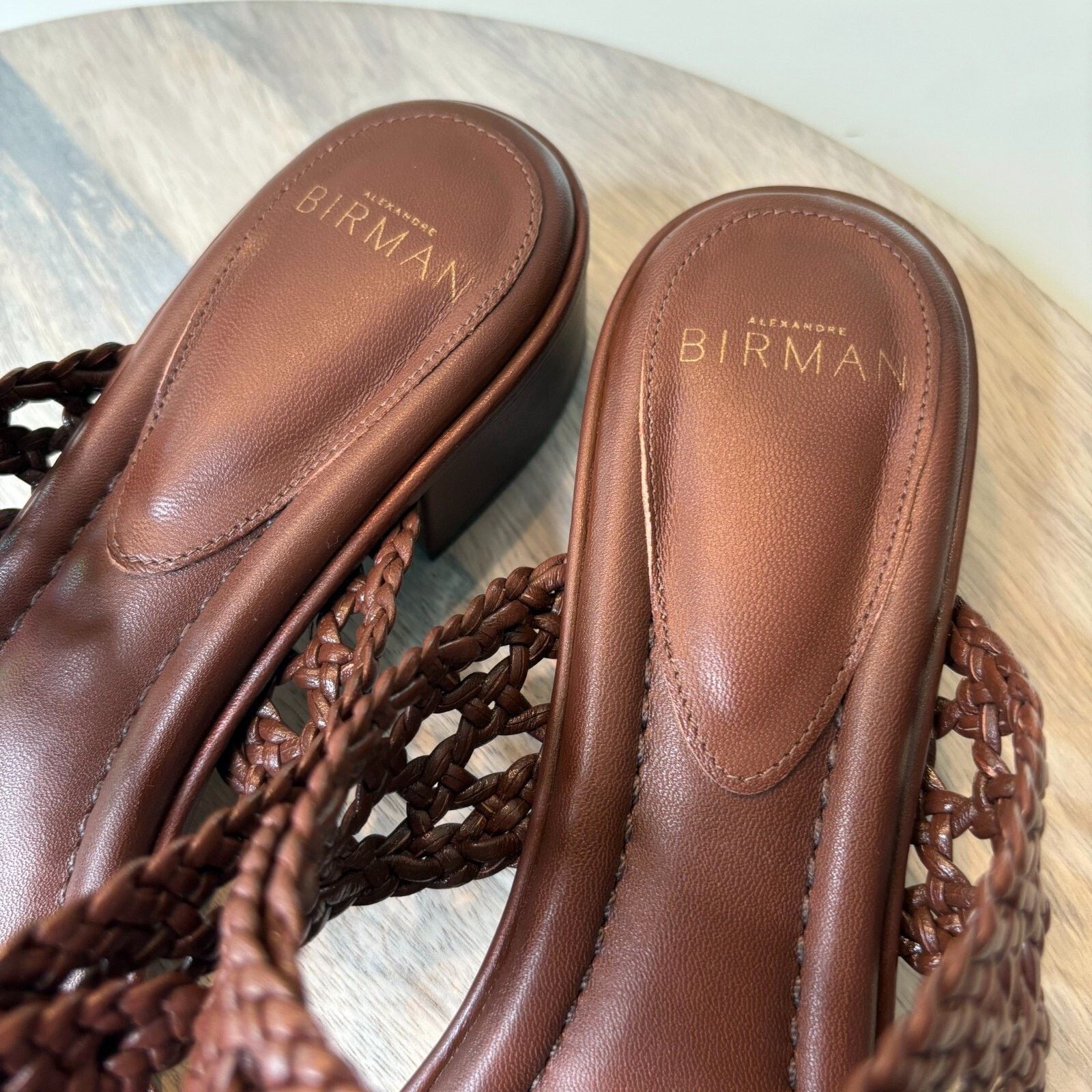Alexandre Birman Alexandre Birman Clarita 90 Braided Leather Mules US Size 11 Size US 11 / IT 41 - 9 Thumbnail