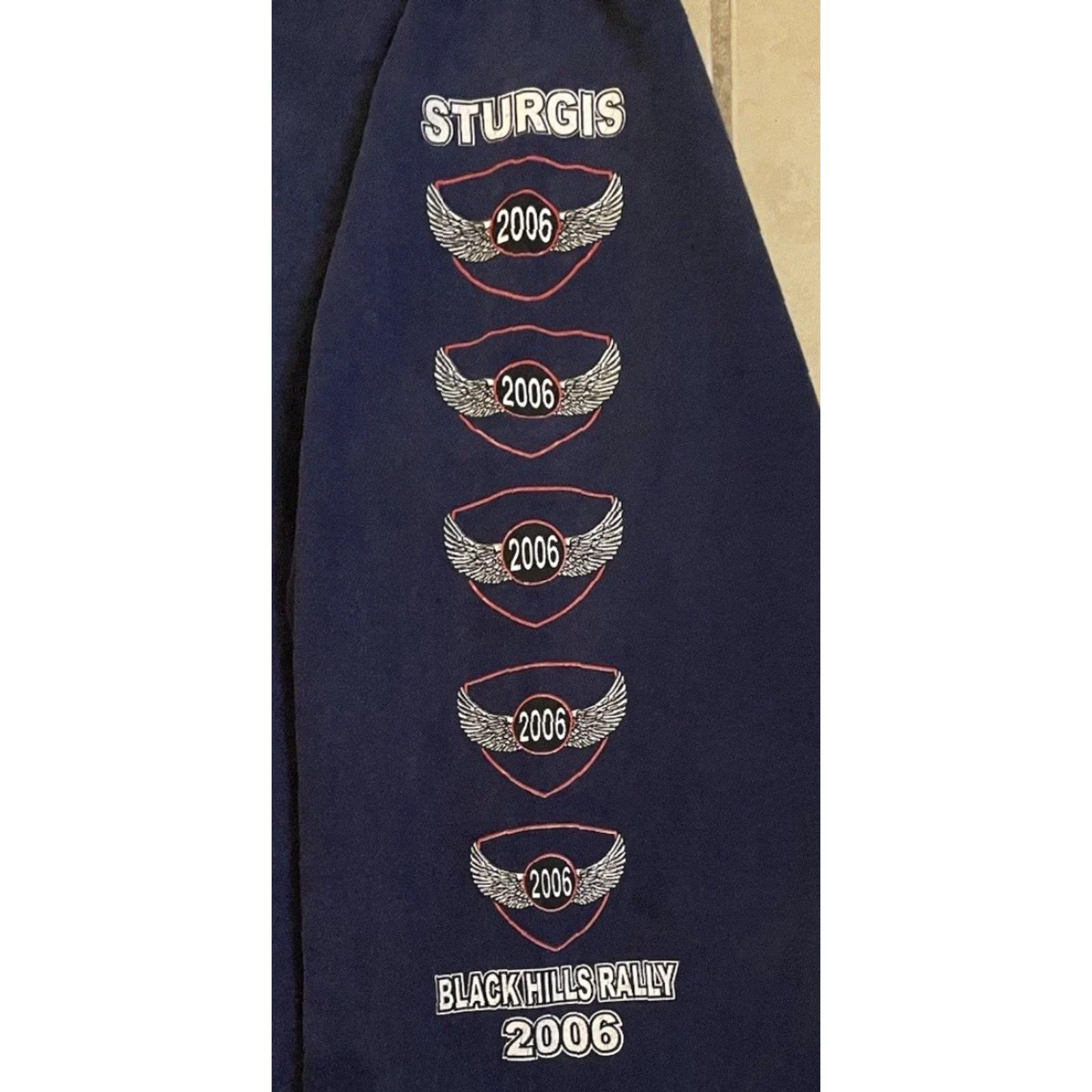 Harley Davidson VINTAGE Sturgis Faded Distress Shirt 3XL Harley-Davidson Biker Motorcycle Grunge 90s T-Shirt Mens Blue Harley Davidson Graphic Tee Size US XXL / EU 58 / 5 - 5 Thumbnail