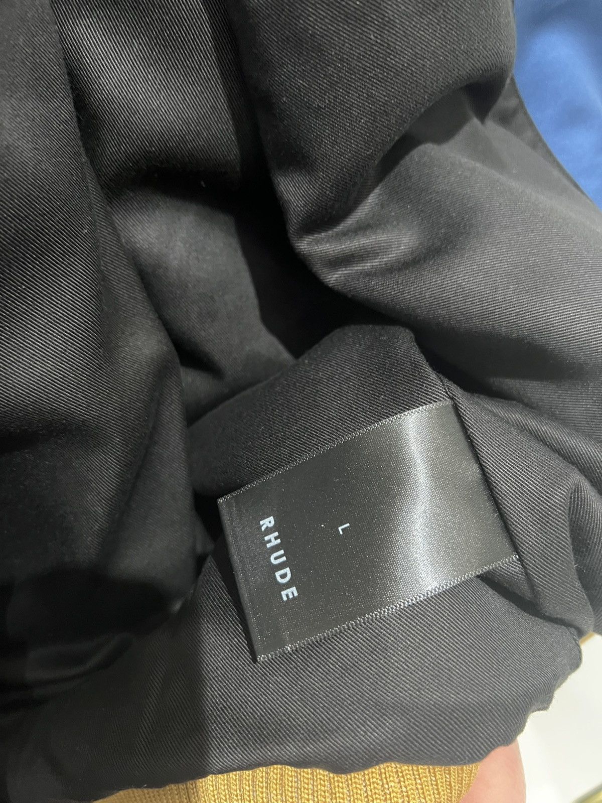 Rhude RHUDE PALM EAGLES SOUVENIER JACKET NAVY&MUSTARD YELLOW SizeL Size US L / EU 52-54 / 3 - 12 Thumbnail