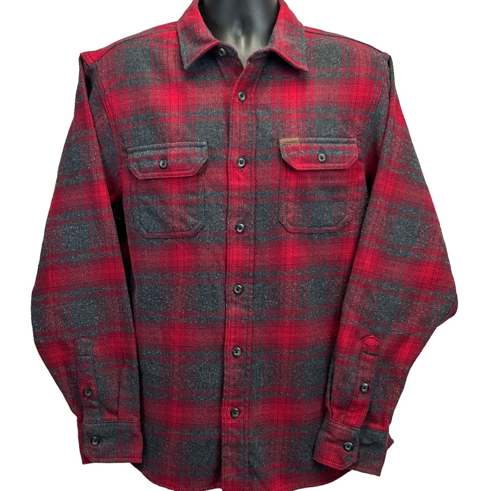 Orvis Orvis Big Bear Heavyweight Flannel Shirt Jacket Red M Size US M / EU 48-50 / 2 - 2 Thumbnail