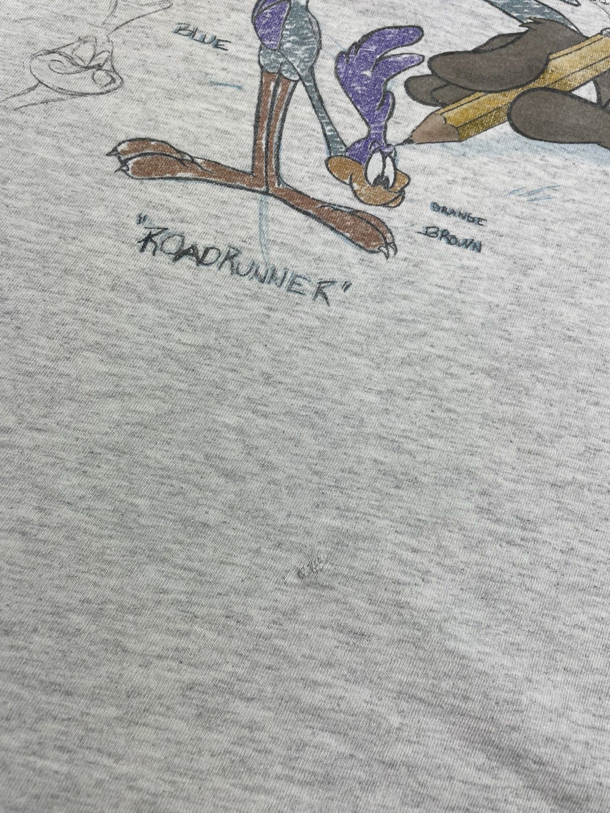 Warner Bros Vintage 1998 Warner Bros Road Runner T-Shirt , grey Size M Size US M / EU 48-50 / 2 - 4 Thumbnail