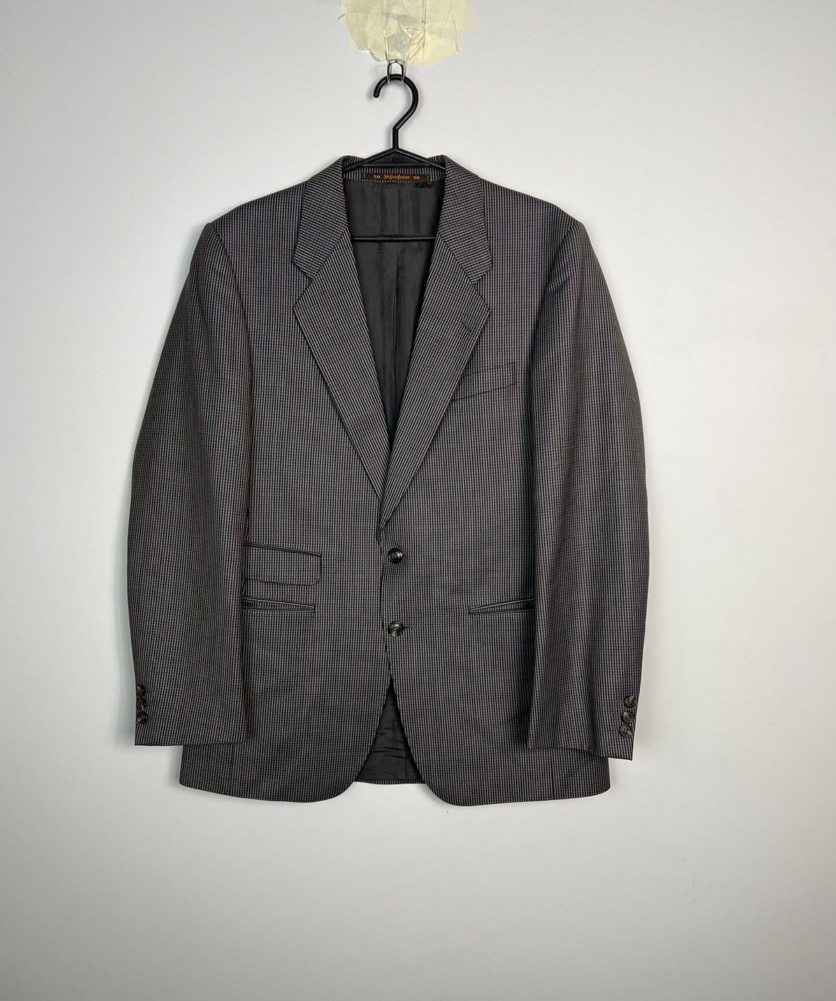 Vintage × Yves Saint Laurent Blazer Yves Saint Laurent 100% Pure New Wool Vintage Size US M / EU 48-50 / 2 - 1 Thumbnail