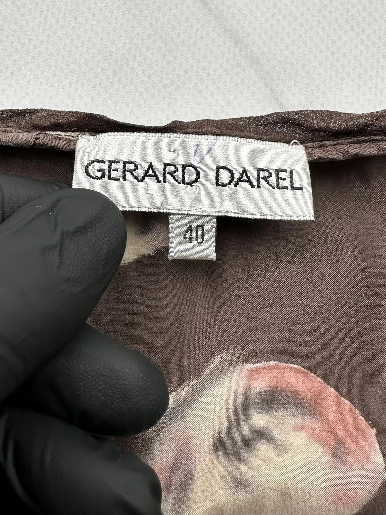 Gerard Darel Gerard Darel Vintage Silk Dress (B183) Size S / US 4 / IT 40 - 4 Thumbnail