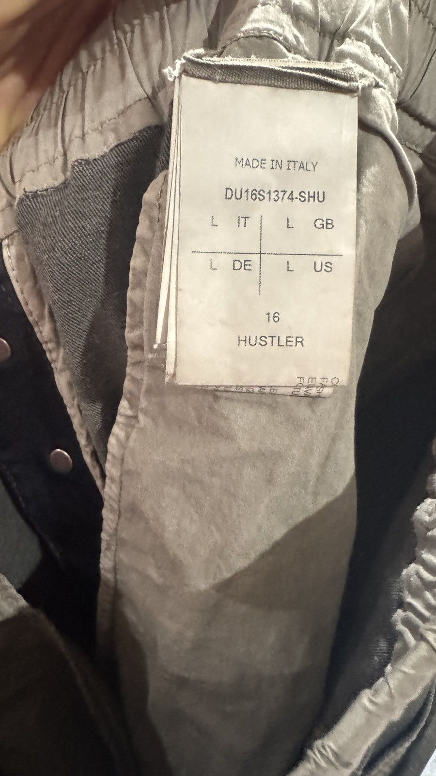 Rick Owens Rick Owens Hustler Drawstring Drop Crotch Pants Size US 32 / EU 48 - 4 Thumbnail