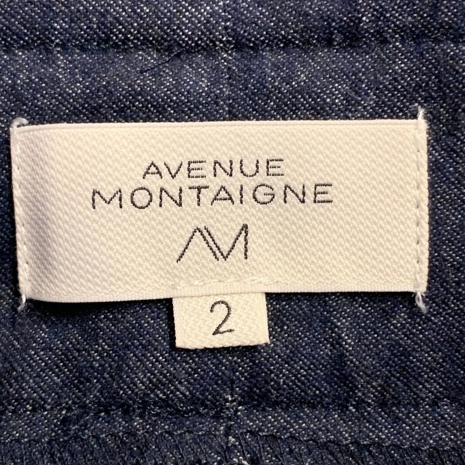 Other AVENUE MONTAIGNE Blue Viscose Twill Elastic Skinny Leggings Size 26" / US 2 / IT 38 - 3 Thumbnail