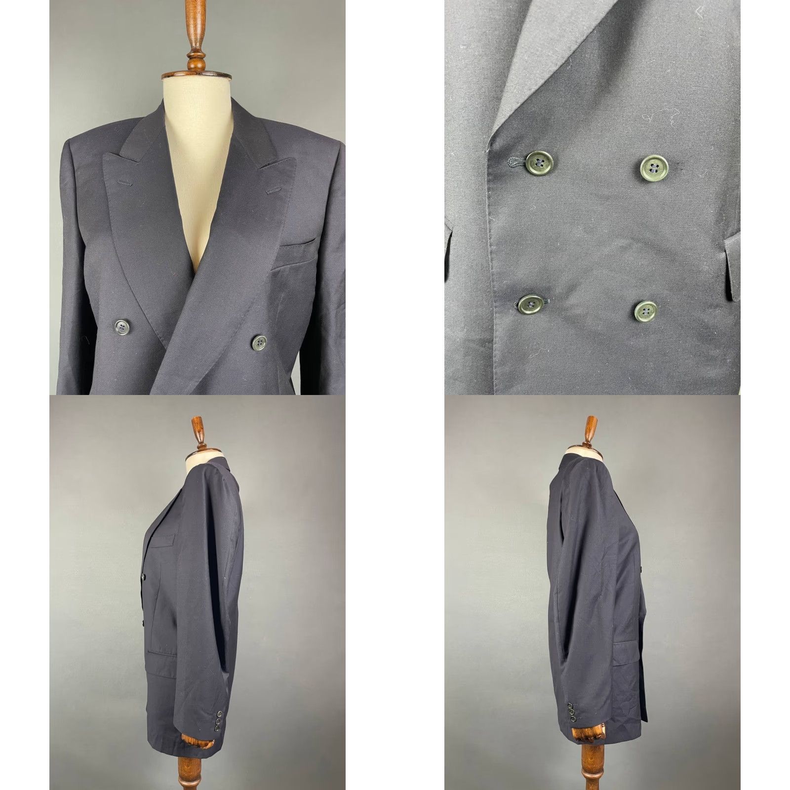 Lanvin Lanvin Paris Blazer Coat Blazer Mens Black Long Sleeve Button Size 40 Size US L / EU 52-54 / 3 - 8 Thumbnail