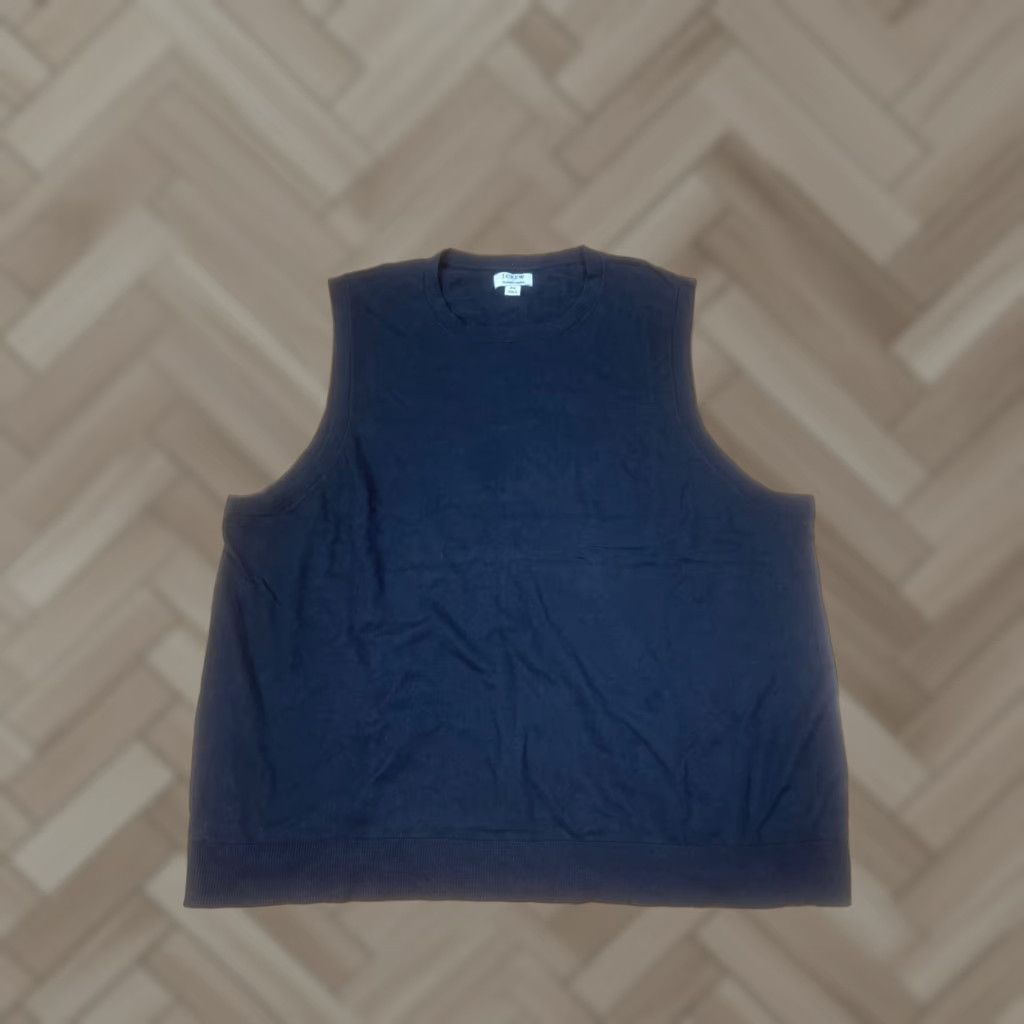 J.Crew J Crew Top Womens 2X Black Casual Sleeveless Cotton Classic Shell Size XXL / US 16-18 / IT 52-54 - 1 Thumbnail