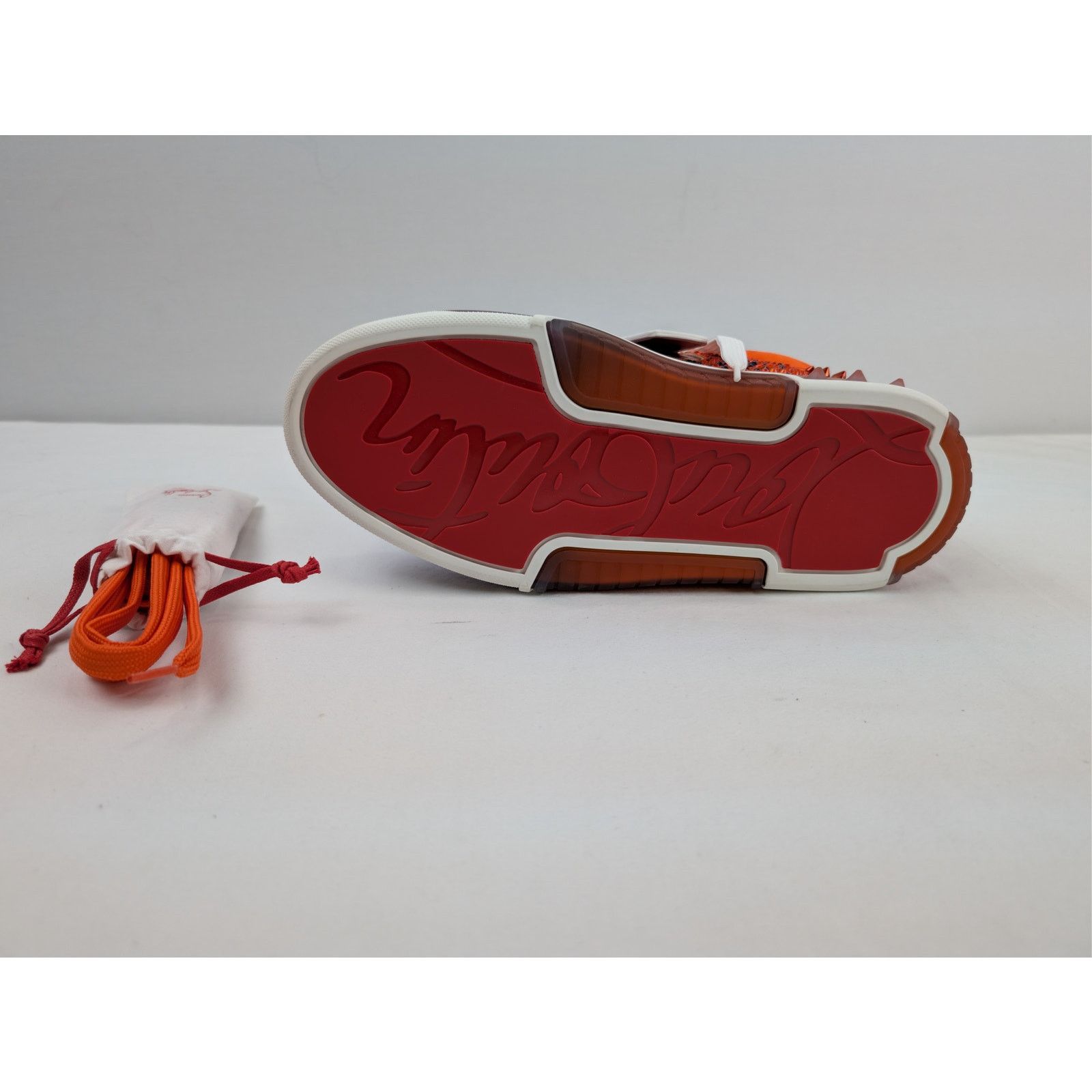 Christian Louboutin o1rshd1 Astroloubi Strass SB Flat Shoe Sneakers Multicolor Size US 9 / EU 42 - 14 Thumbnail