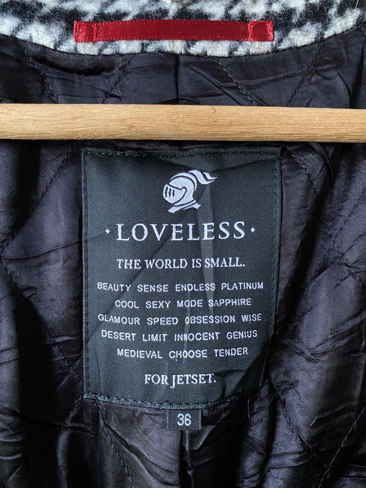 Loveless Loveless Japan Double Breasted Wool Cropped Fur Jacket Size US S / EU 44-46 / 1 - 14 Thumbnail