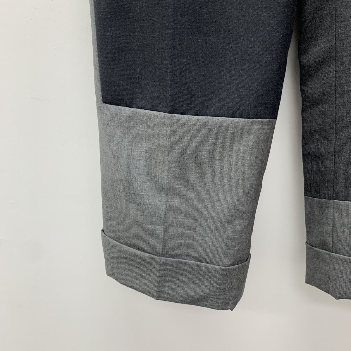 Thom Browne Thom Browne Spliced Design Casual Suit Wide Leg Pants K26WX Size US 36 / EU 52 - 5 Thumbnail
