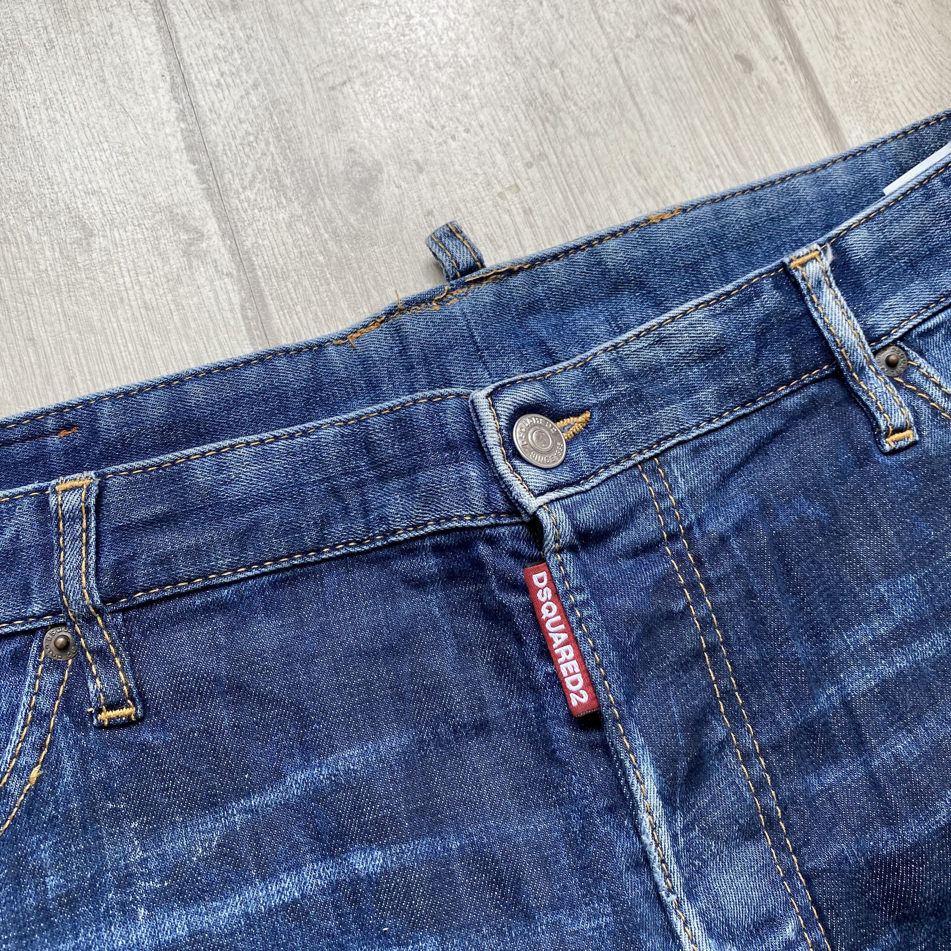 Dsquared2 🔥 Luxury Dsquared Denim Short Distressed jeans Size US 38 / EU 54 - 2 Thumbnail