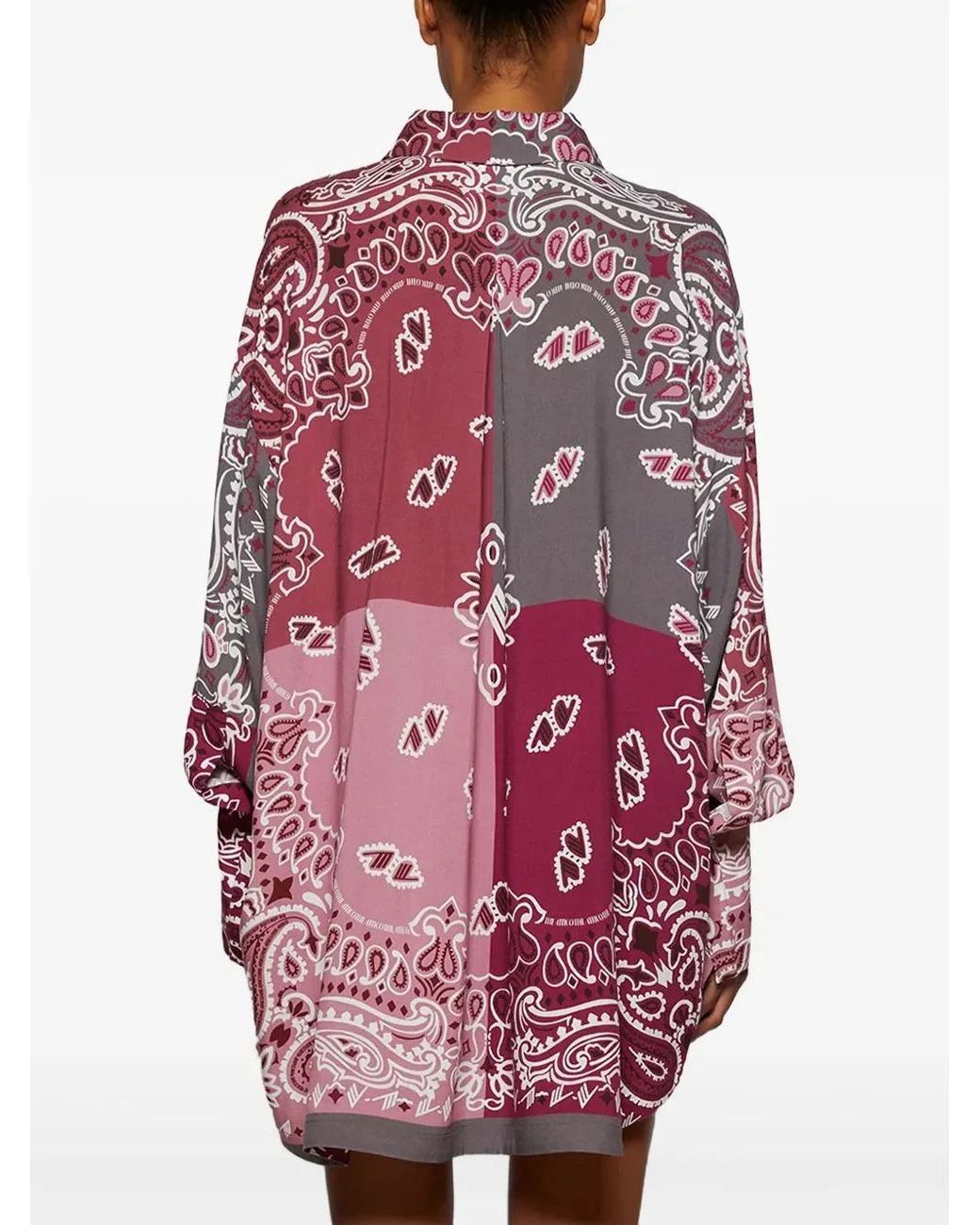 The Attico o1mle0526 Bandana Shirt in Multicolor Size XS / US 0-2 / IT 36-38 - 3 Thumbnail
