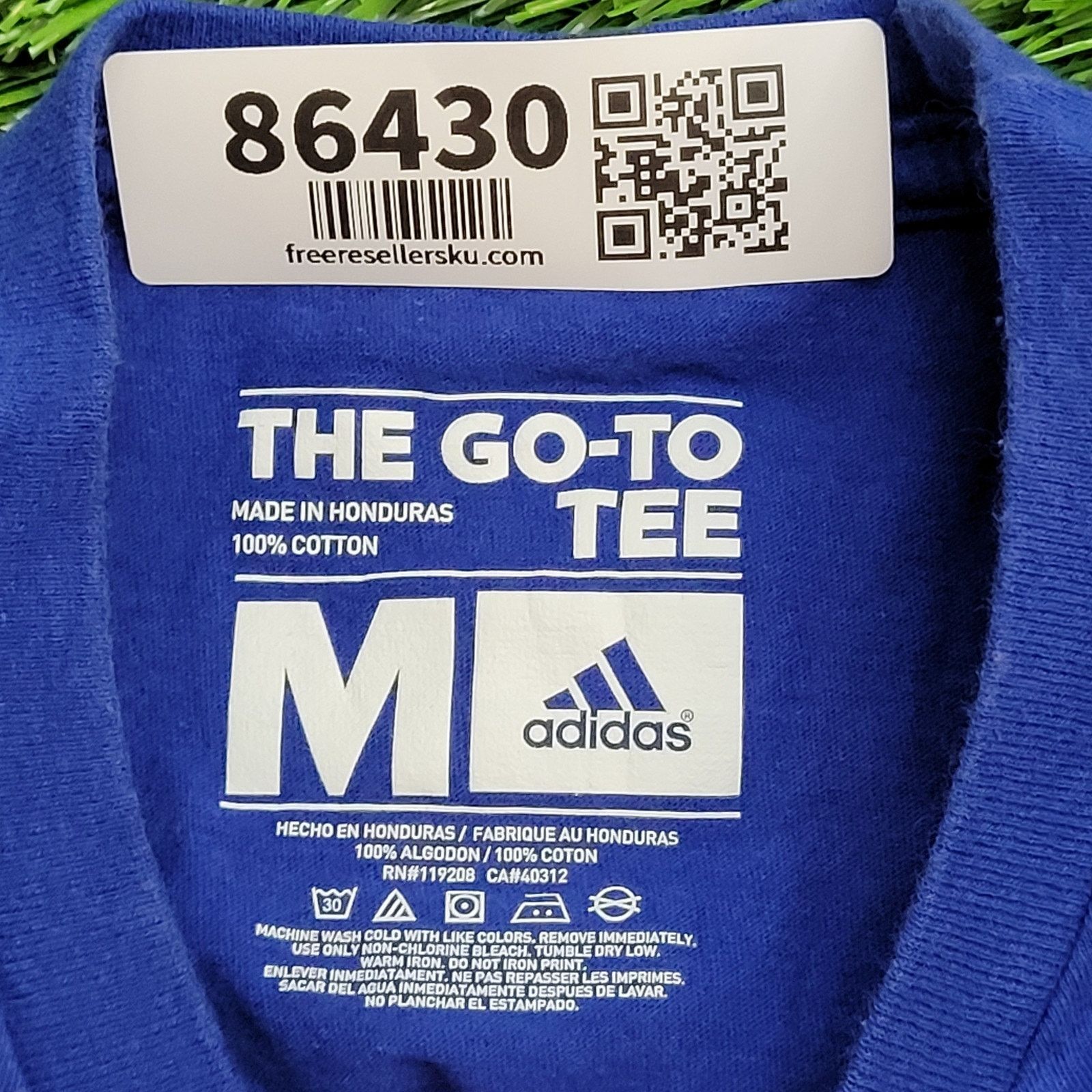 Adidas ADIDAS Golden-State Warriors Shirt M Athletic Fit Cotton Tee Size US M / EU 48-50 / 2 - 11 Thumbnail