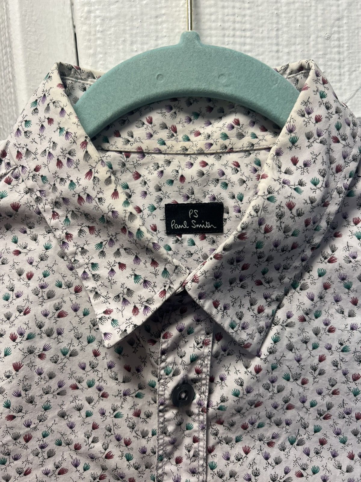 Paul Smith Small floral print shirt Size US M / EU 48-50 / 2 - 1 Thumbnail