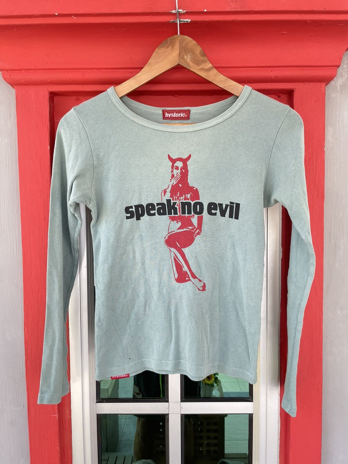00s hysteric glamour 長袖Tee speak no evil Hysteric Glamour × Vintage Vintage Hysteric Glamour Speak No Evil