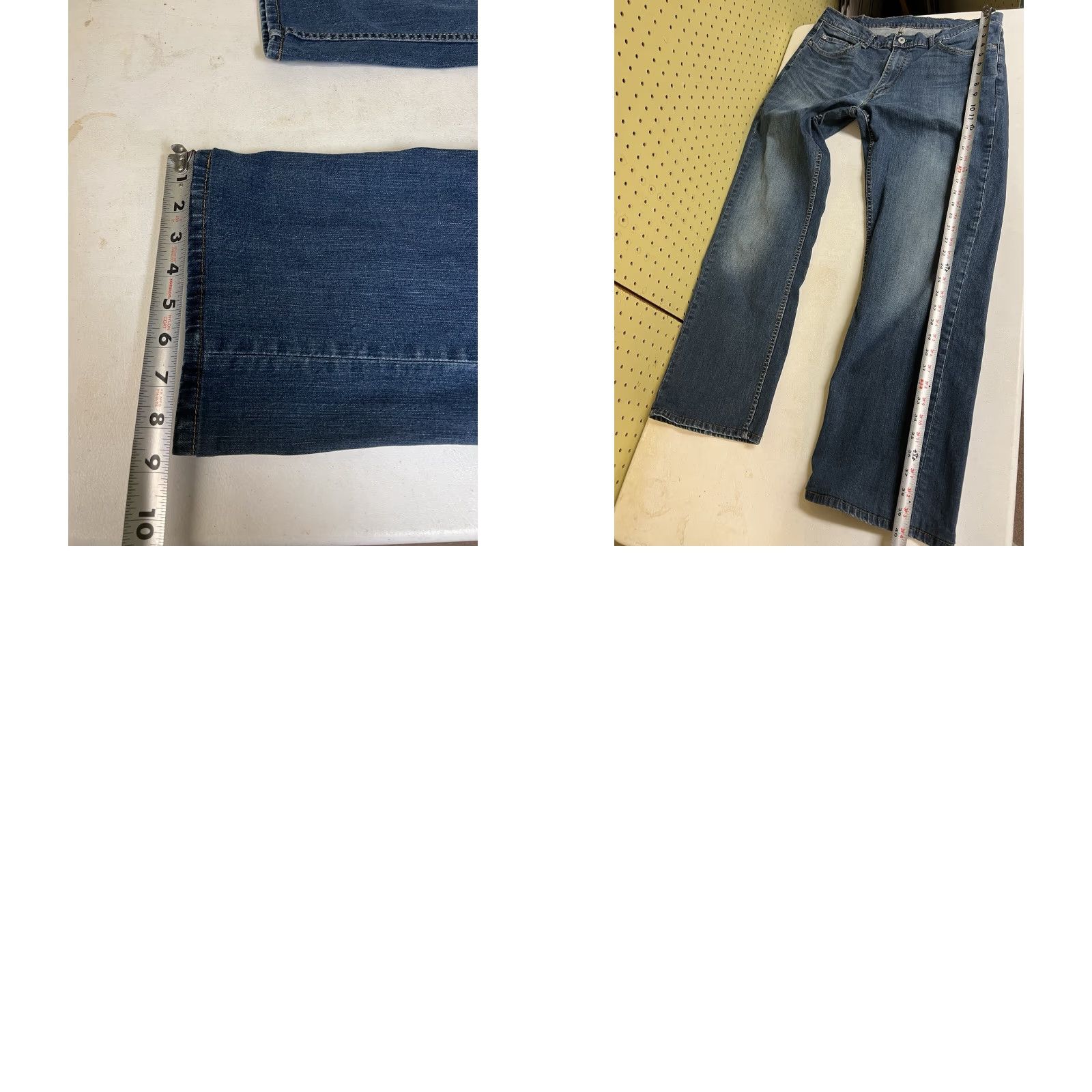 Levi's Levi's 559 Jeans Mens 35x30 Blue Denim Straight Relaxed Regular Fit 559 Model Vintage No Size US 35 - 8 Thumbnail