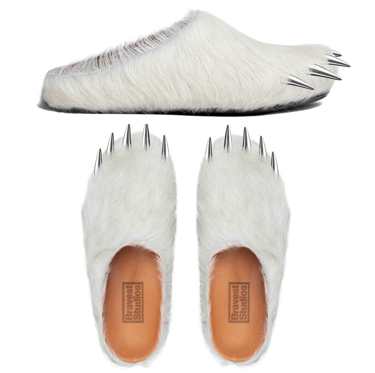 image of Bravest Studios Bears Claw Polar White Shoes, Men's (Size 8)