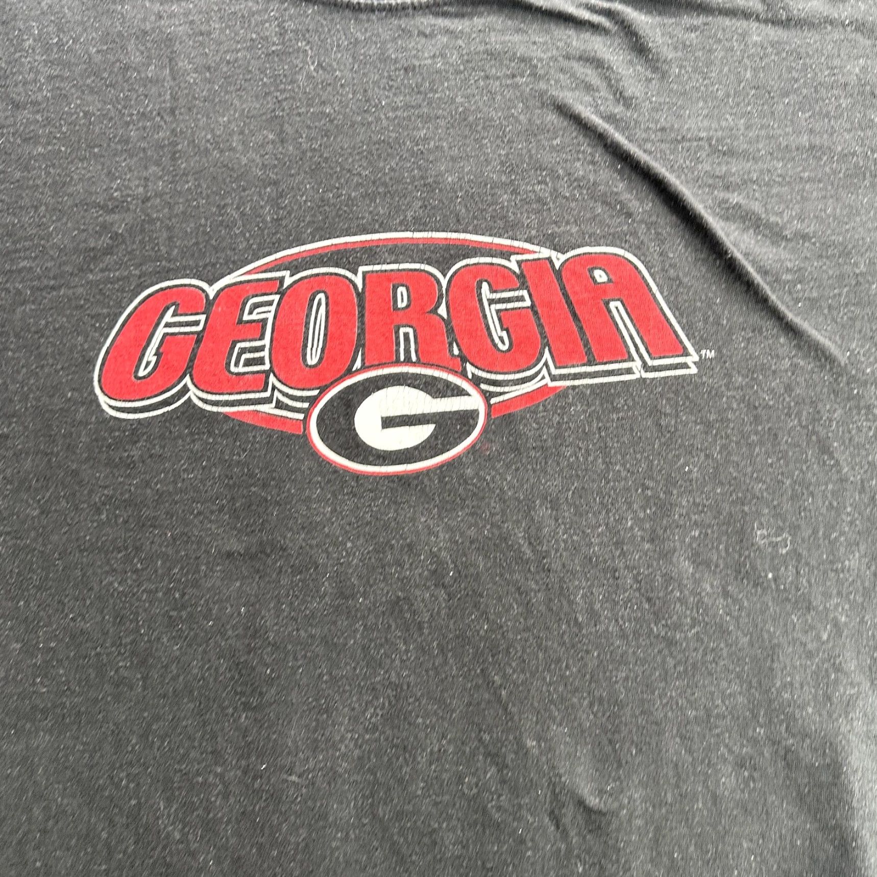 Soffe Georgia Bulldogs Shirt Soffe Mens XL Black NCAA College Football Tee T-Shirt Size US XL / EU 56 / 4 - 5 Thumbnail