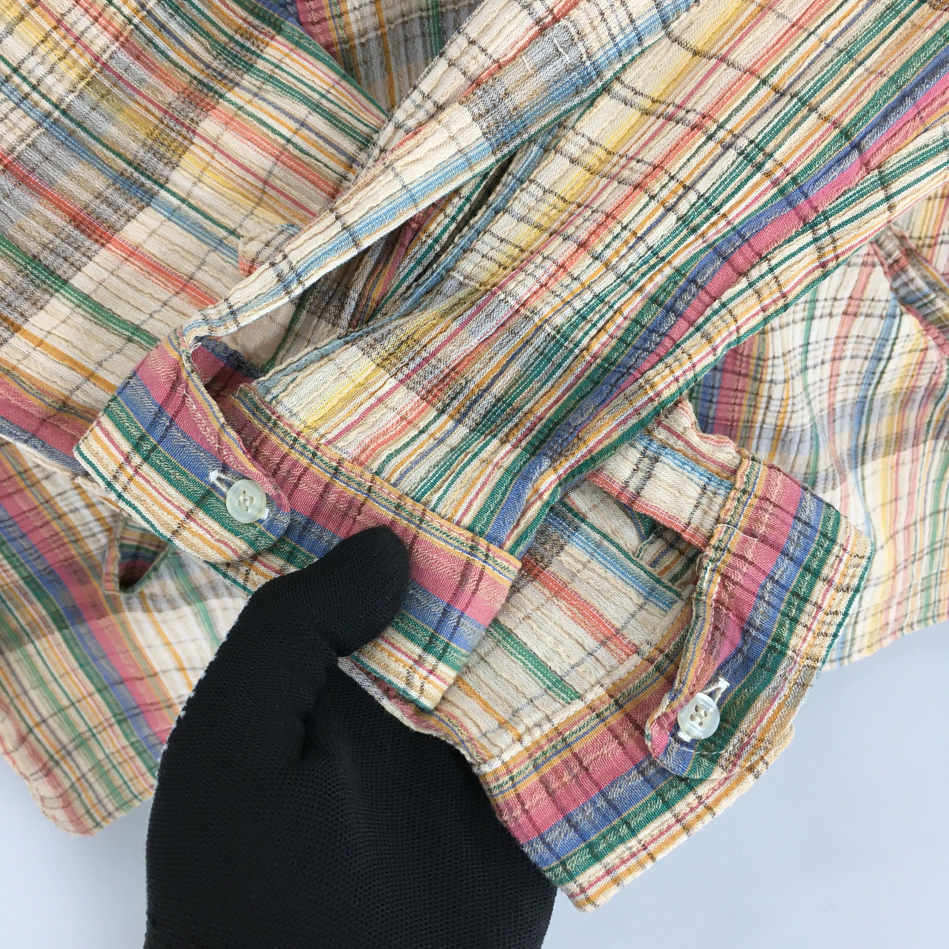 Givenchy × Vintage Vintage Givenchy Paris Checkered Cotton Jacket Medium Size US M / EU 48-50 / 2 - 5 Thumbnail