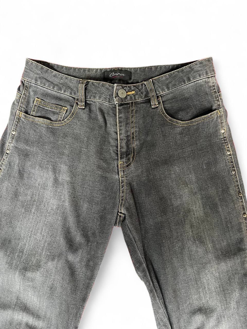 Tornado Mart Flare Jeans Oririn sideline faded black bootcut wideleg Size US 28 / EU 44 - 5 Thumbnail