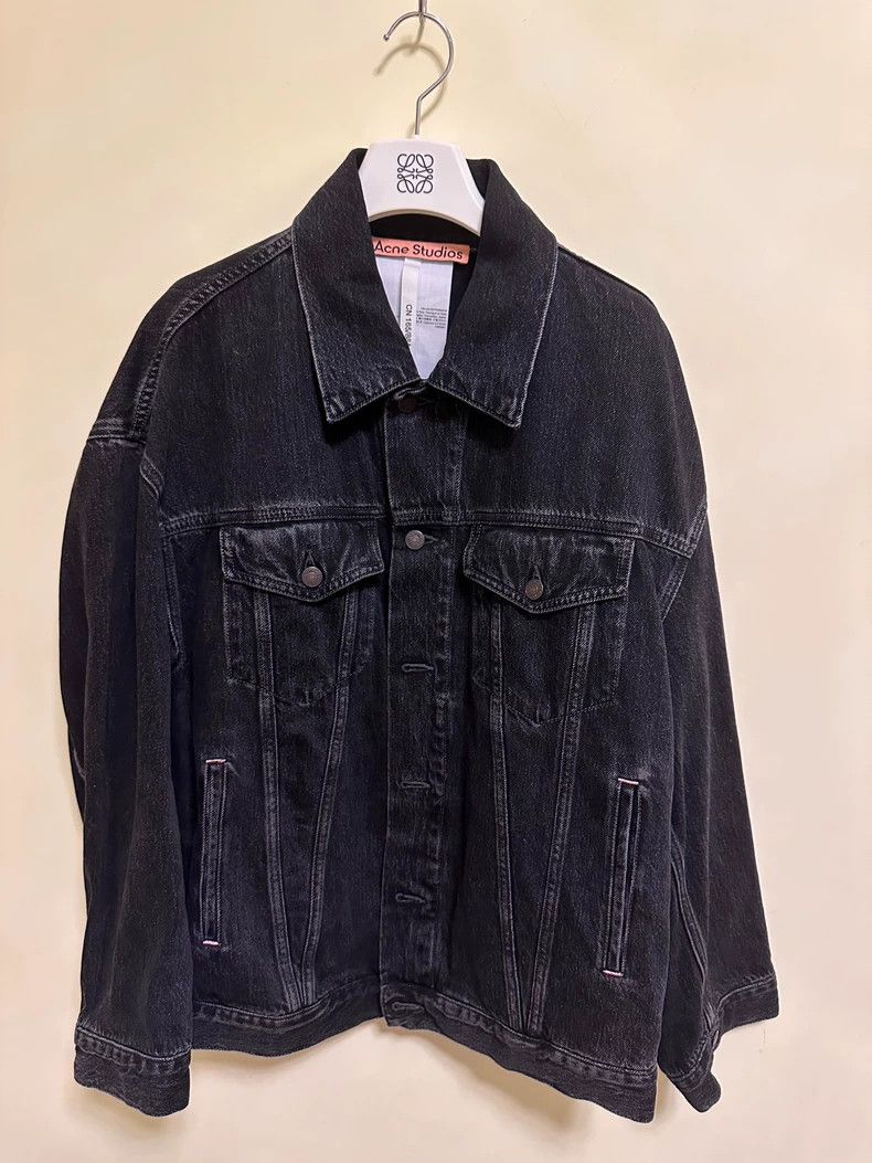 Acne Studios acne studios Washed silhouette black denim jacket Size US XS / EU 42 / 0 - 1 Thumbnail