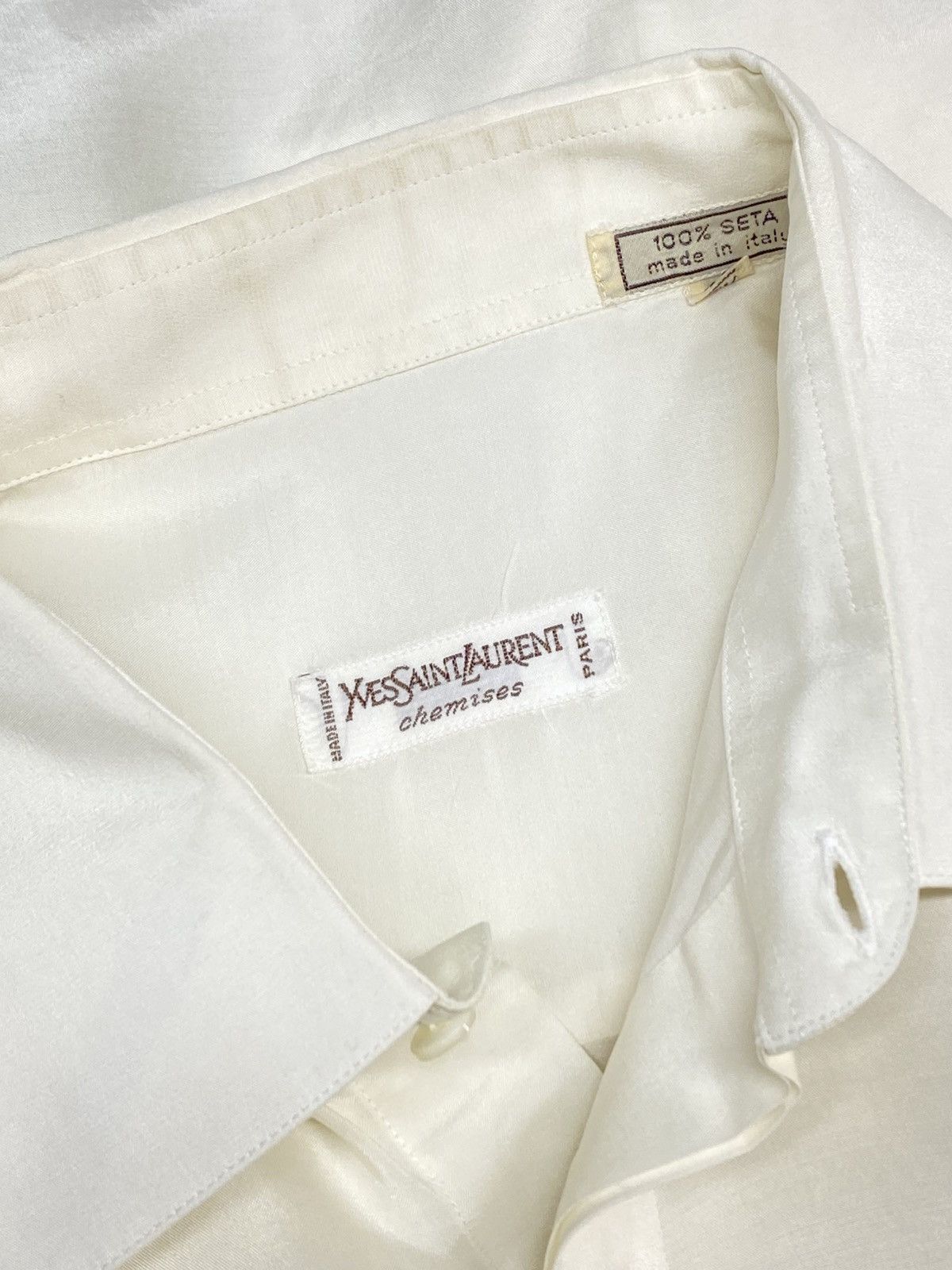トップス archive yves saint laurent silk Button T トップス archive