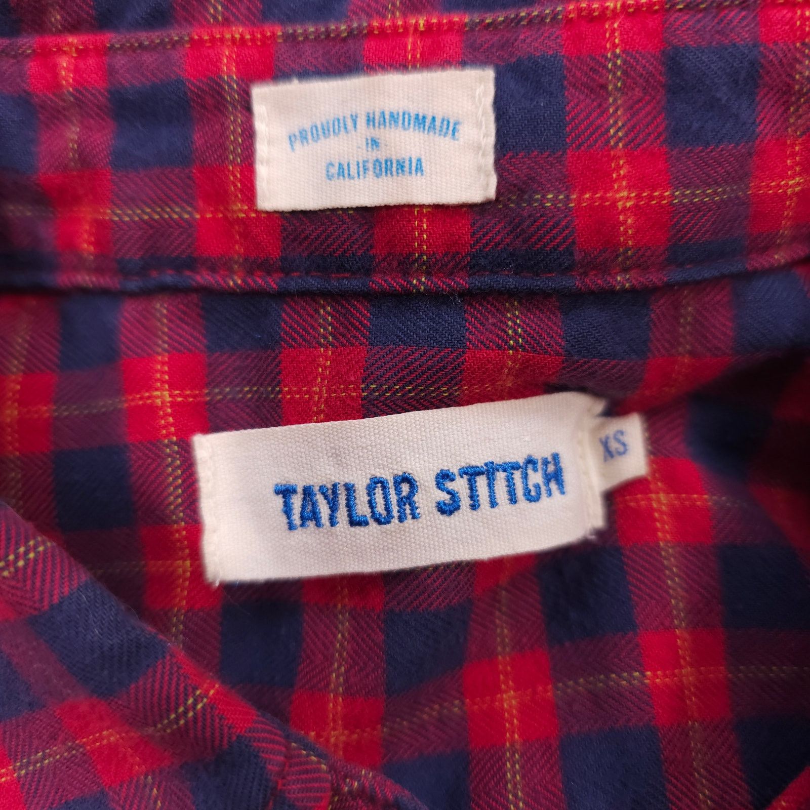 Taylor Stitch Taylor Stitch Women's Button Down Shirt Red Plaid XS Size XS / US 0-2 / IT 36-38 - 6 Thumbnail