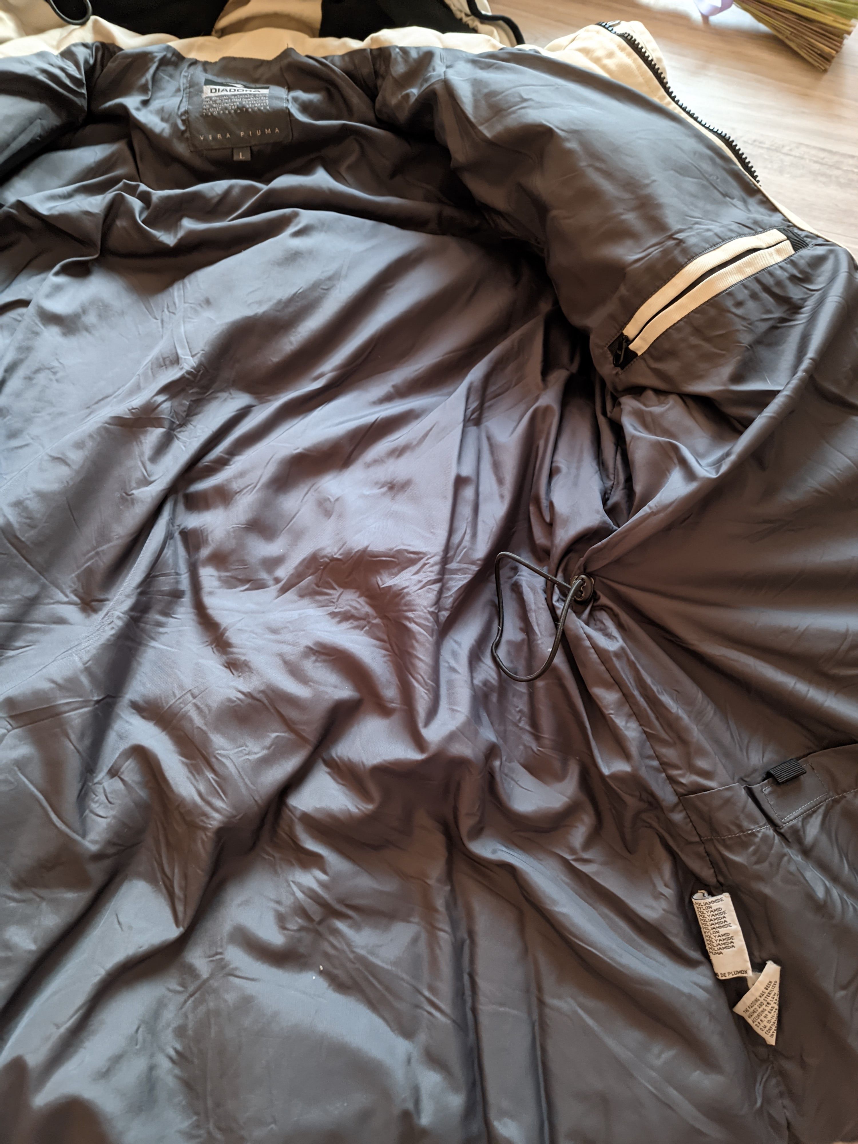 Diadora Diadora Vintage Down Parka Jacket nike umbro adidas puma Size US L / EU 52-54 / 3 - 9 Thumbnail