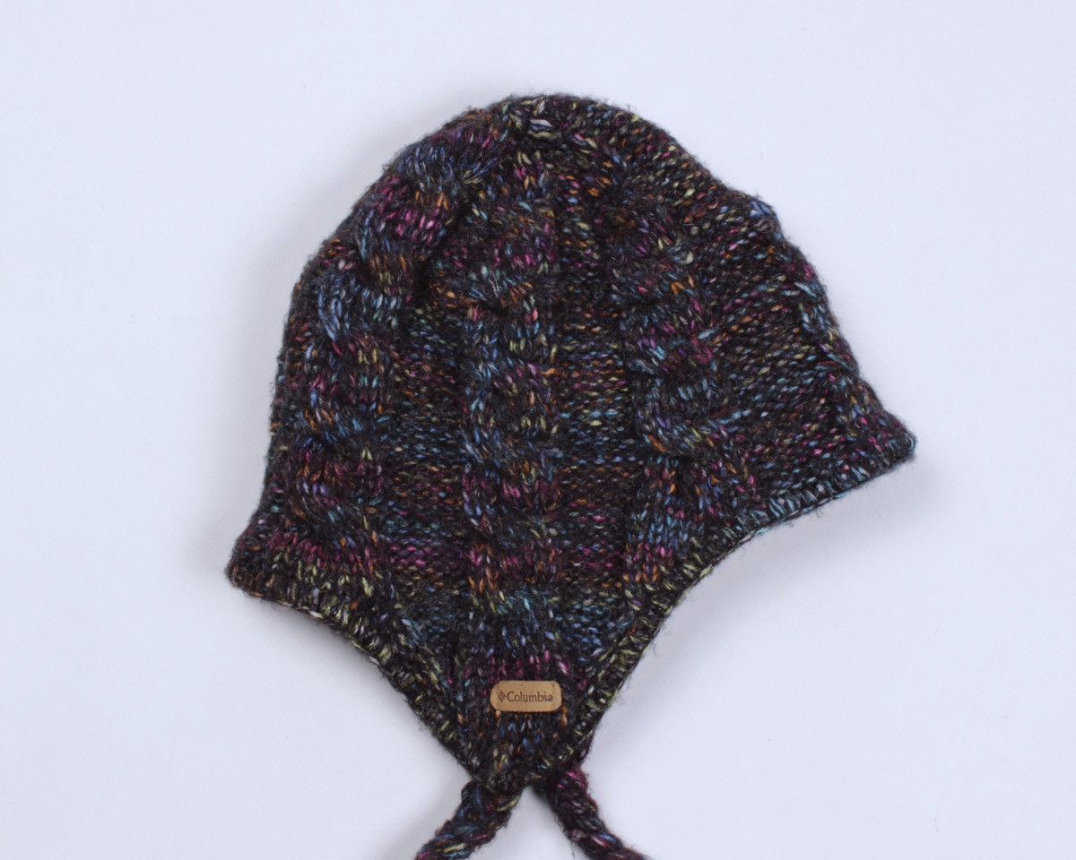 Columbia COLUMBIA Tassel Beanie Hat Knit Fleece Polyeste Acrylic Wool Size ONE SIZE - 7 Thumbnail