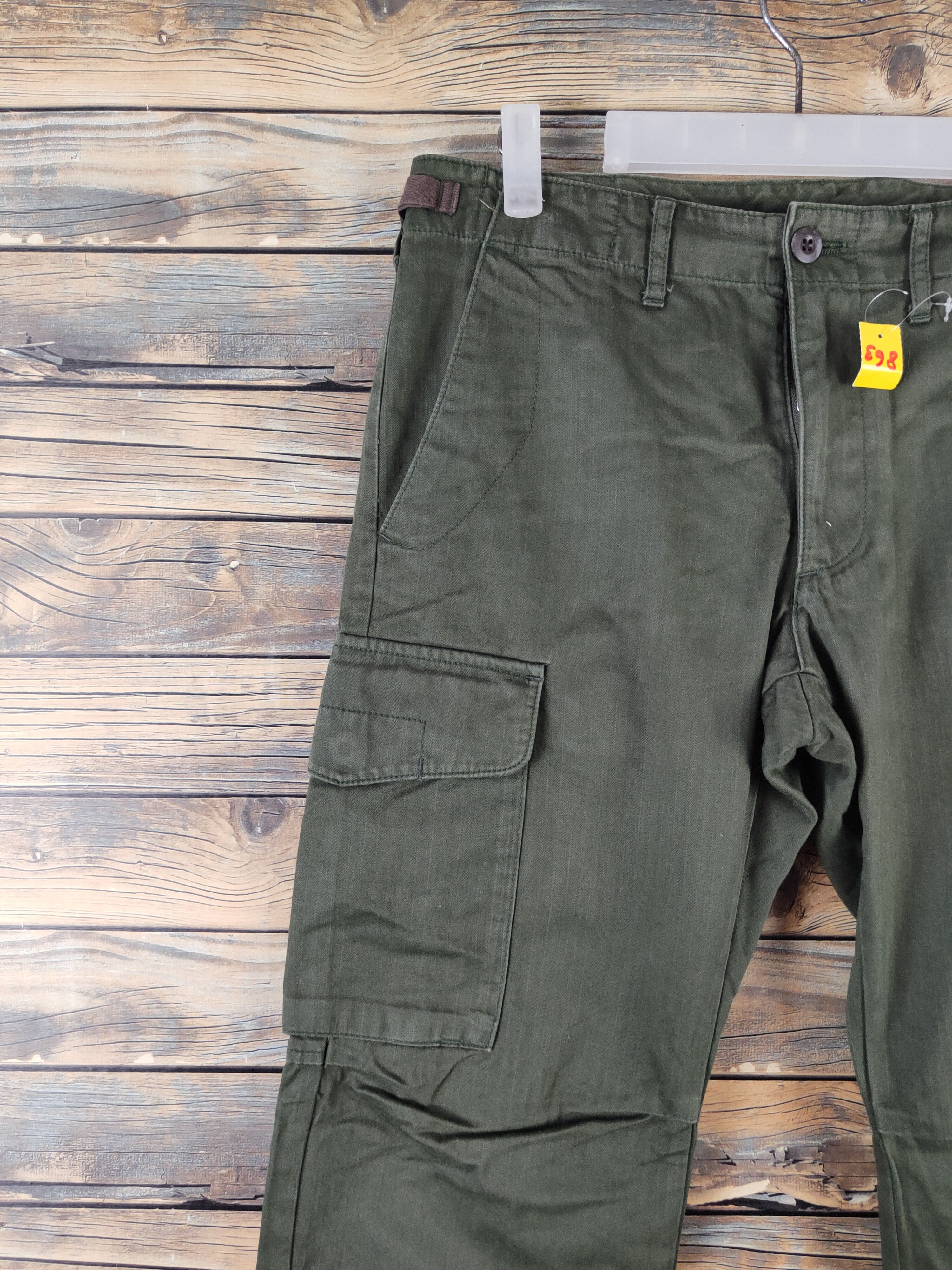 United Arrows DL Beauty& Youth -United Arrows Green Cargo Pants #863 Size US 31 - 3 Thumbnail