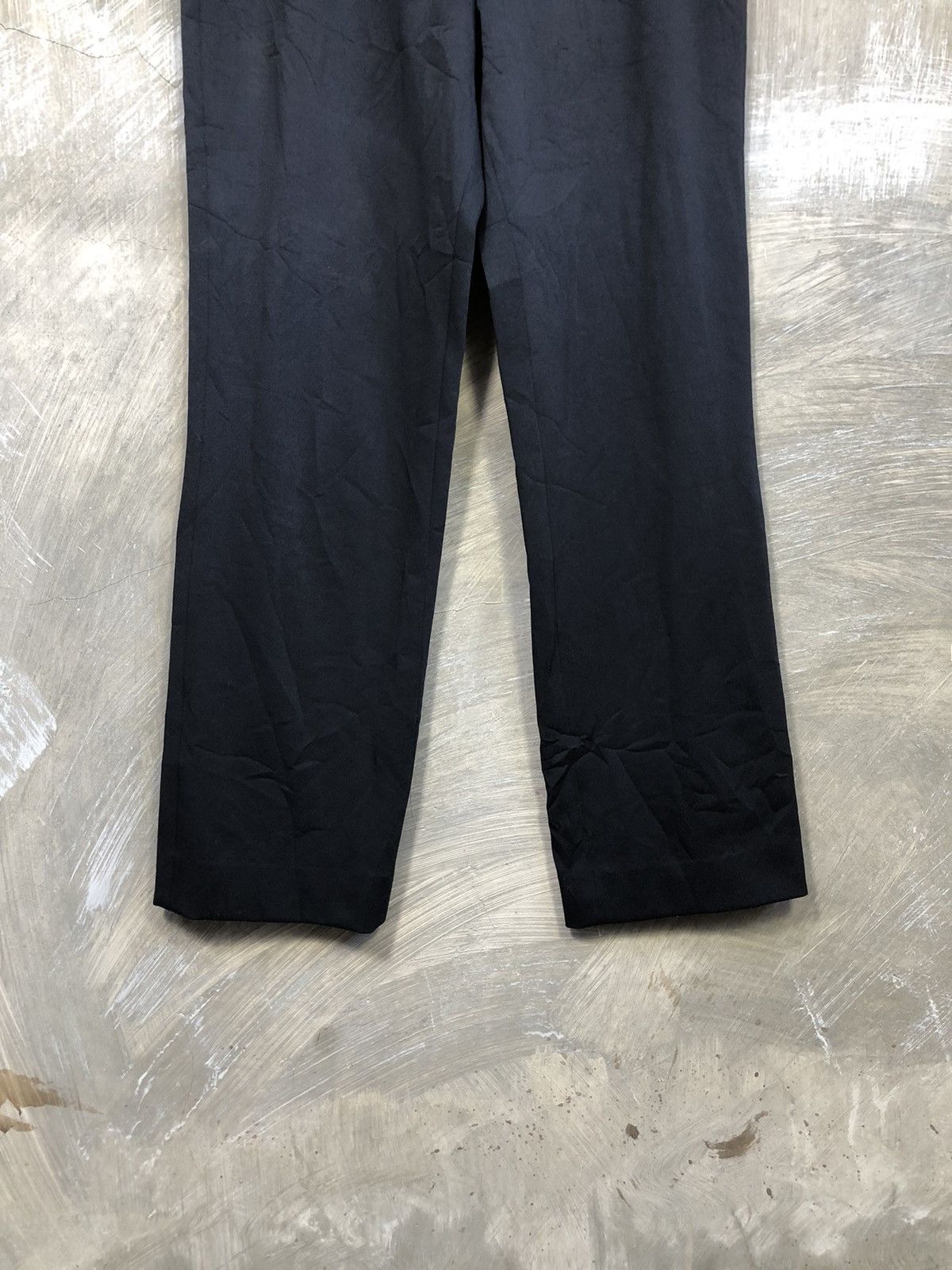 Issey Miyake Issey Miyake Women Black Trouser Pants Size 28" / US 6 / IT 42 - 3 Thumbnail