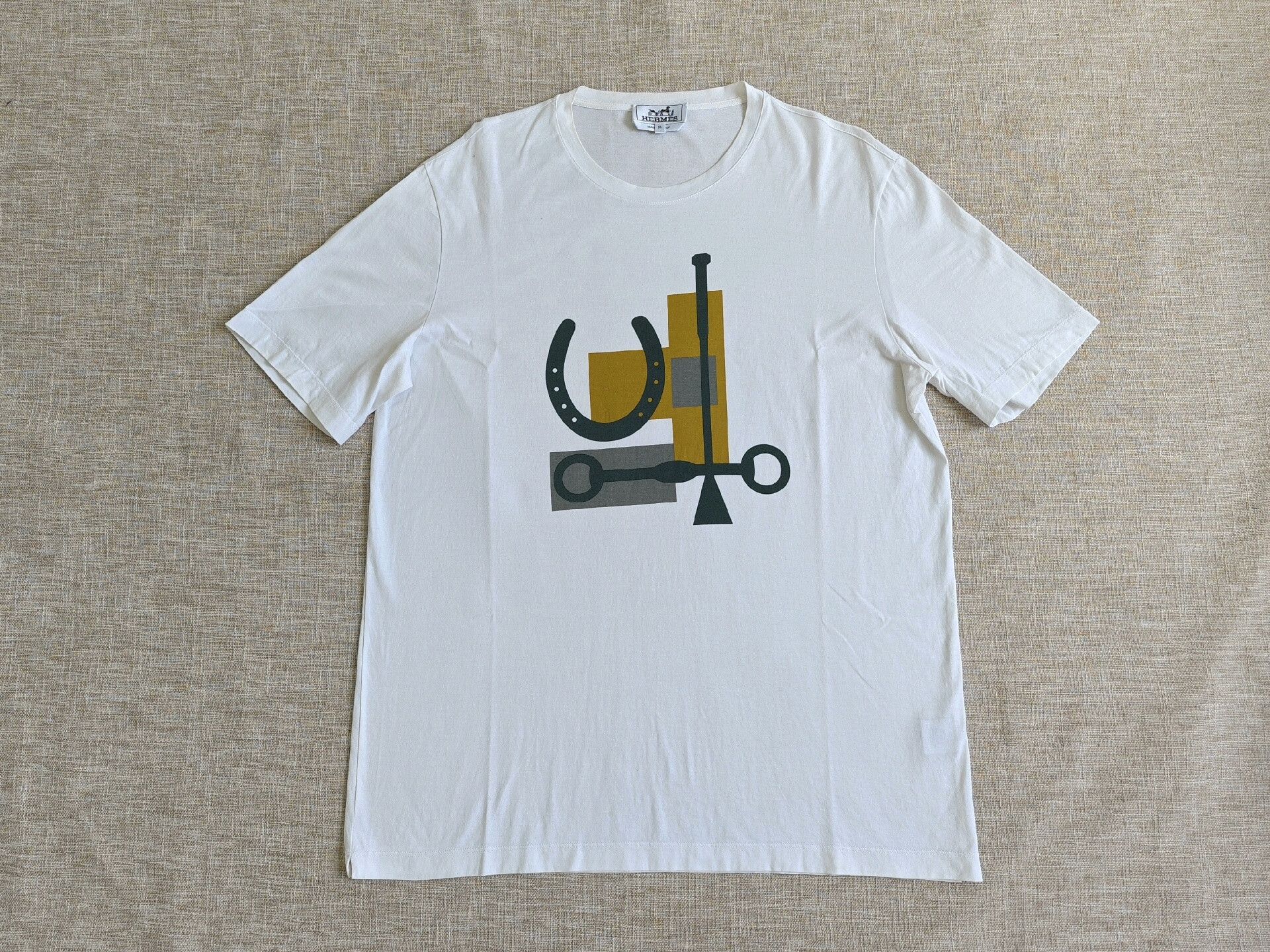 Hermes Hermes Men's Short Sleeve T-Shirt XL Size US XL / EU 56 / 4 - 1 Thumbnail