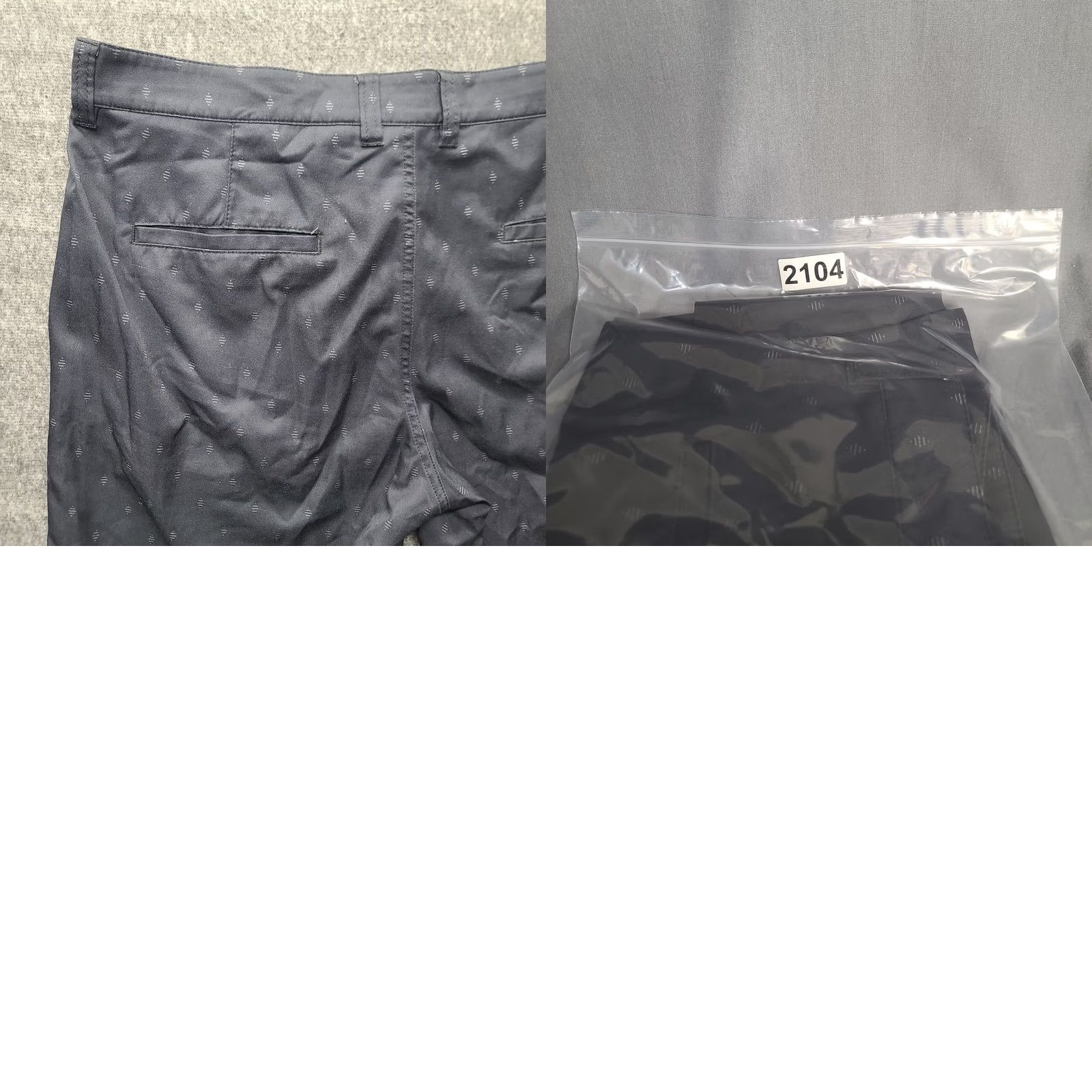 TravisMathew Travis Mathew Shorts Mens 36 Moonlight Regular Fit Golf Performance Stretch Black Floral Patch Zipper Pockets Slim Front - 10 In inseam Size US 36 / EU 52 - 9 Thumbnail