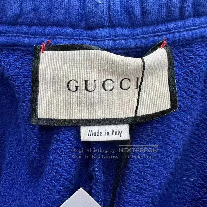 Gucci Gucci Blue Side Logo Sweatpants S. Size US 30 / EU 46 - 2 Thumbnail