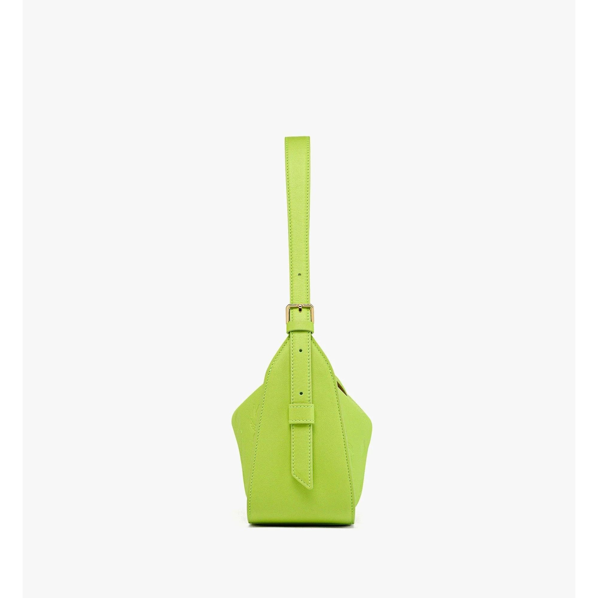 MCM o1mt1gz1224 Size: OS / Hobo Bag in Acid Green Size ONE SIZE - 3 Thumbnail