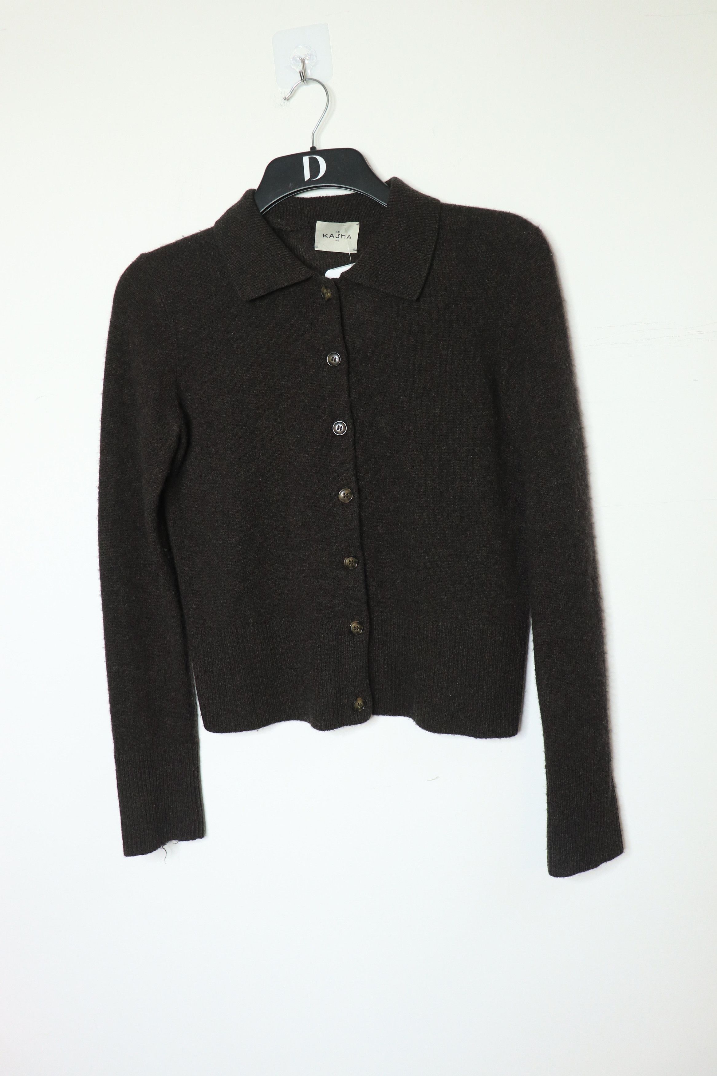 Other Brown cashmere cardigan - XS Size XS / US 0-2 / IT 36-38 - 1 Thumbnail
