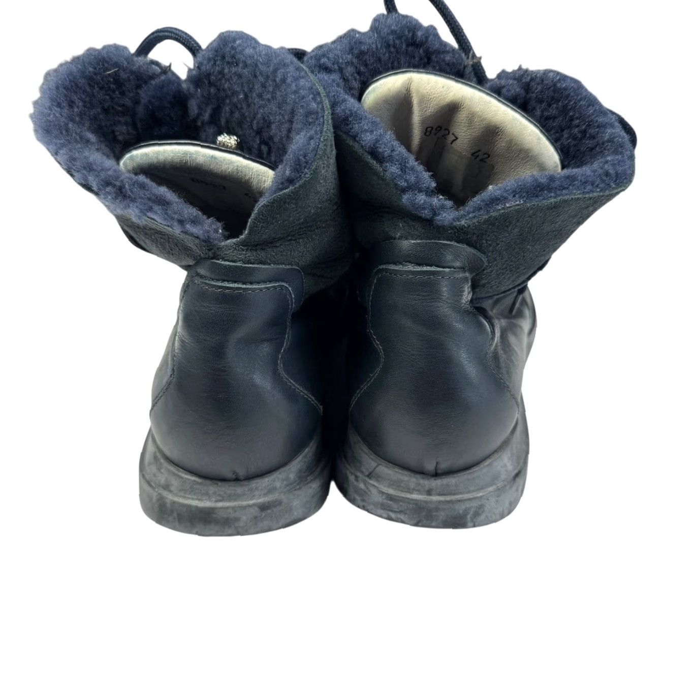 Vintage Mauri Leather High Top Boots Men Black 42 EU 9.5 US Sherpa Lined Italy Leather Boots Combat / Military Size 42 EU 9.5 US Mens Size US M / EU 48-50 / 2 - 3 Thumbnail
