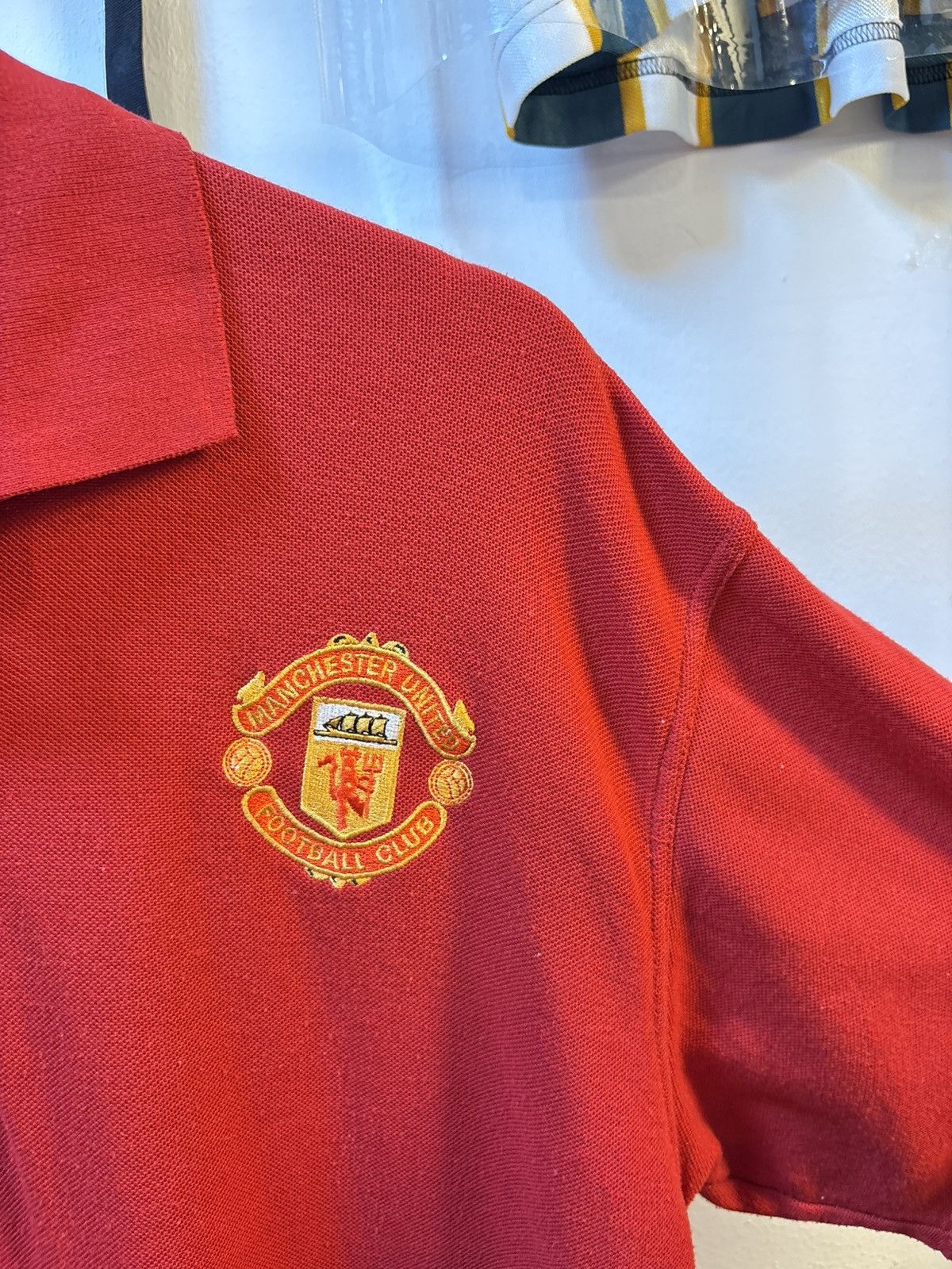 Umbro Vintage 90s Manchester United Polo Shirt Size US XL / EU 56 / 4 - 9 Thumbnail