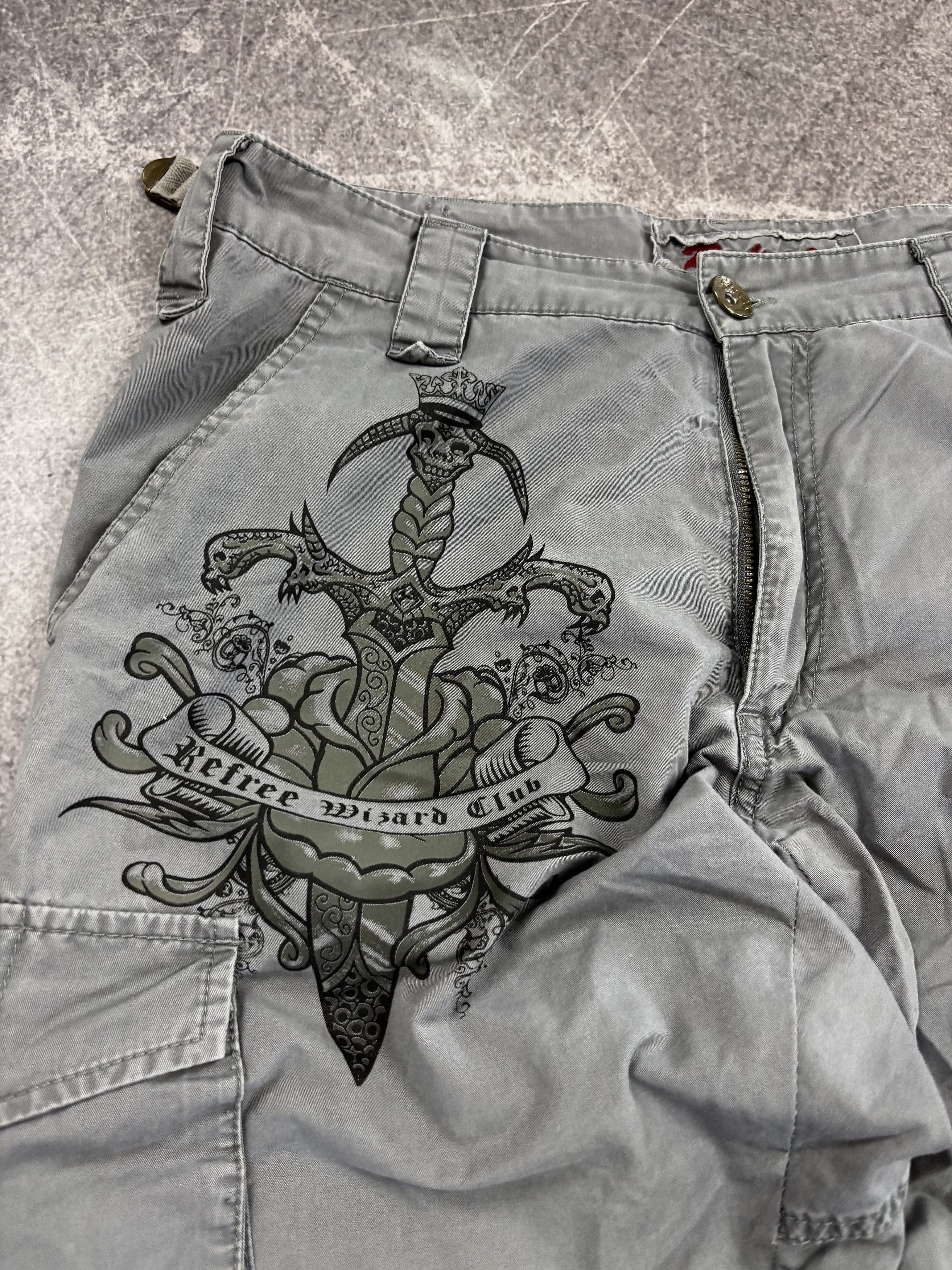 Hysteric Glamour VTG HYSTERIC GLAMOUR STYLE JAPANESE CARGO WASHED SHORTS Size US 32 / EU 48 - 2 Thumbnail