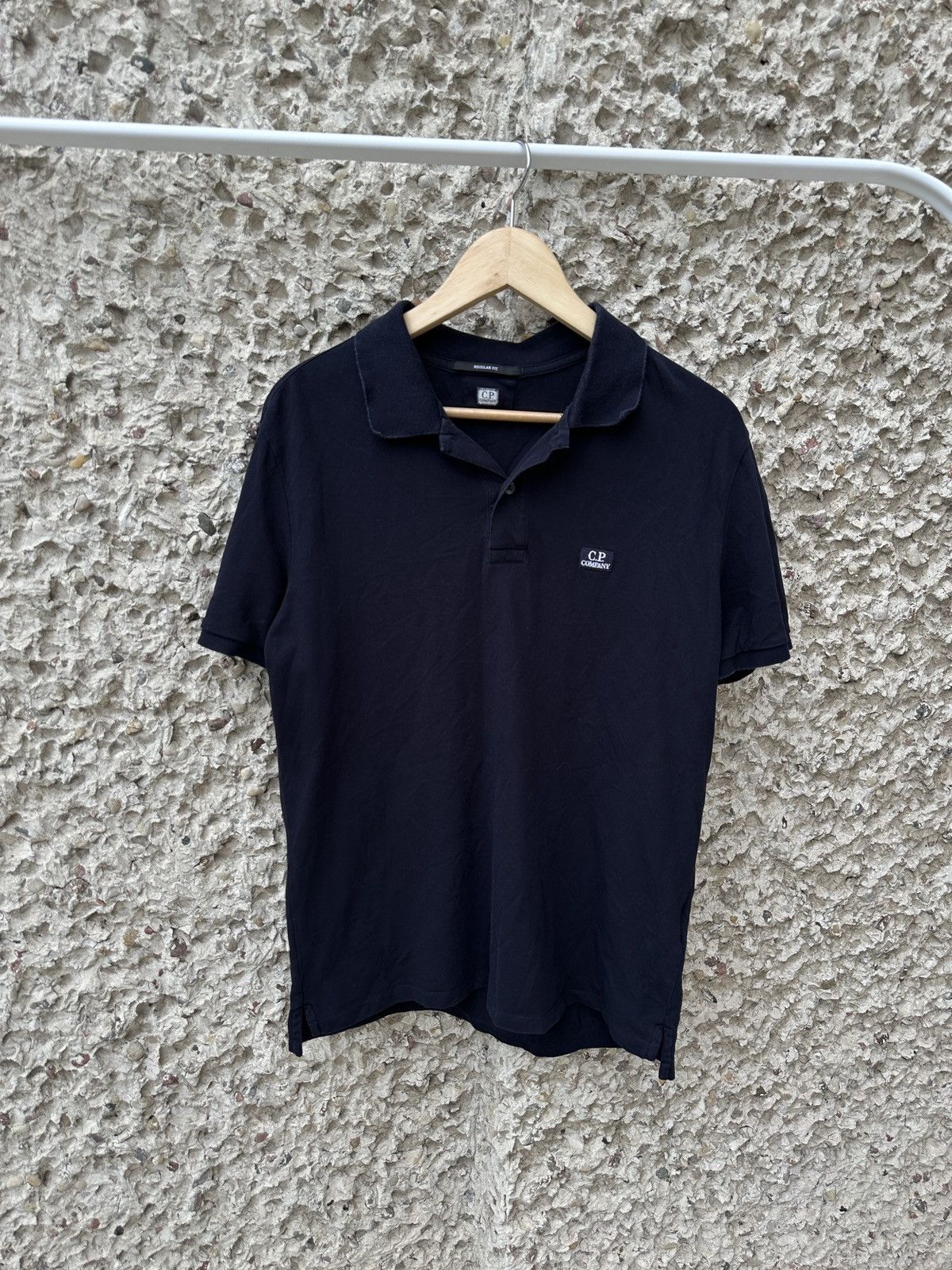 Cp Company navy polo shirt