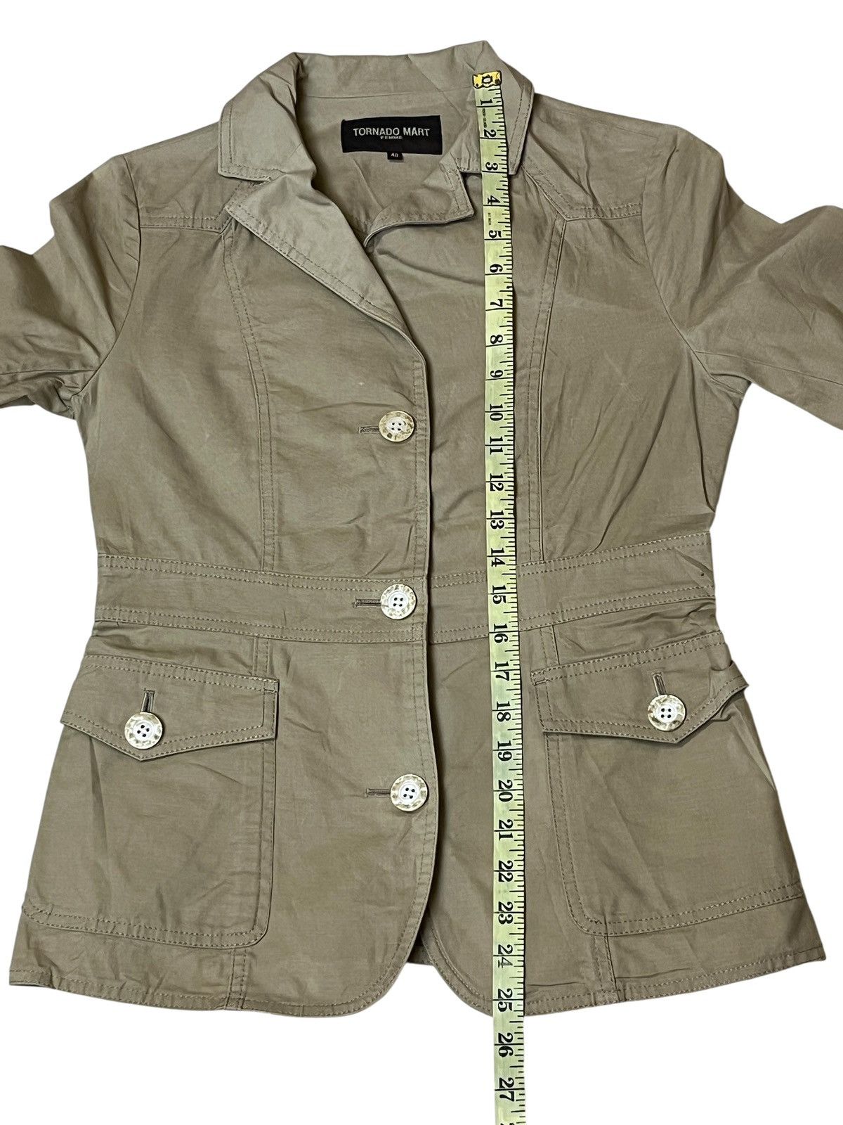 Tornado Mart Japanese aesthetic TORNADO MART FEMME cotton blazer/jacket Size US S / EU 44-46 / 1 - 11 Thumbnail