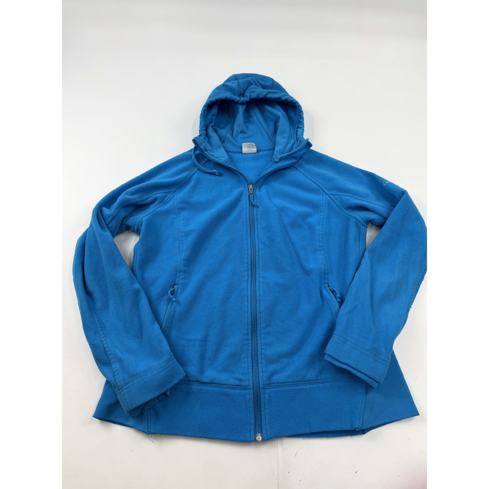 Vintage Columbia Fleece Jacket Womens XL Blue Hooded Full Zip Pockets Warm Outdoor Size XL / US 12-14 / IT 48-50 - 6 Thumbnail