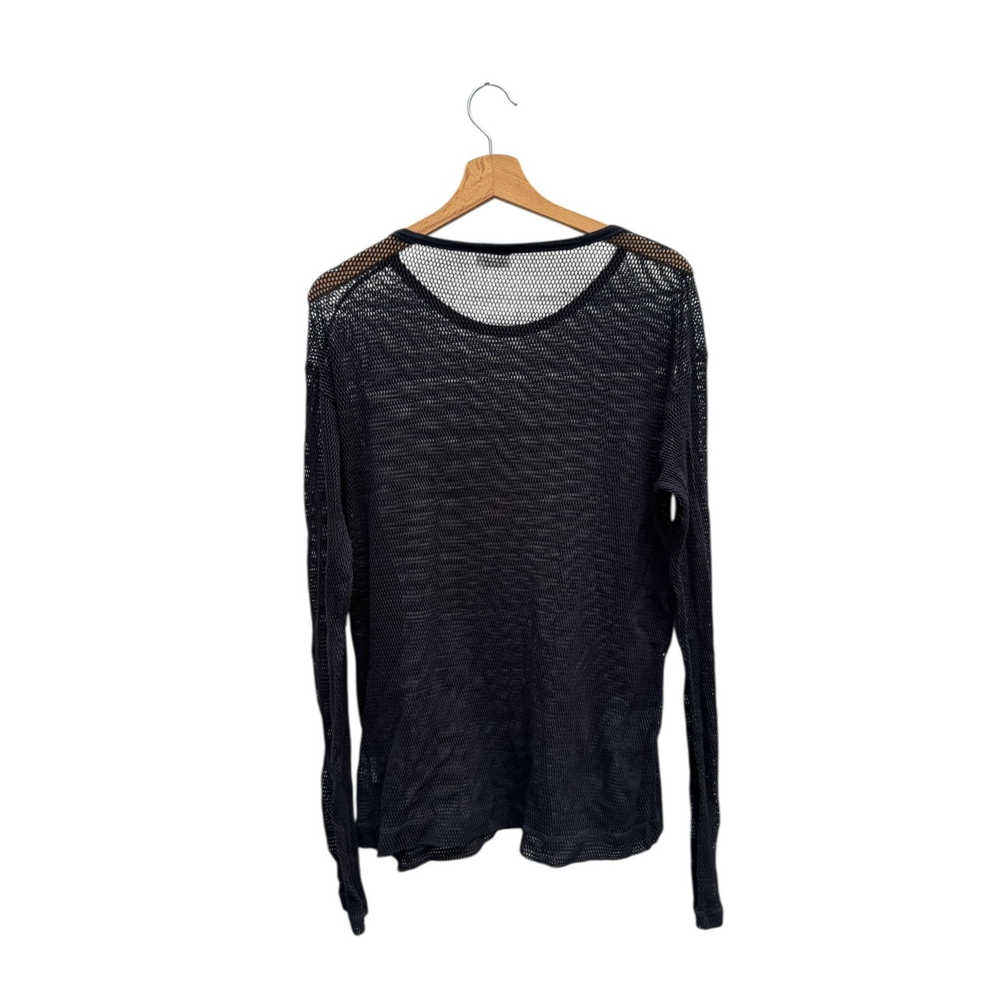 Dries Van Noten Black Ribbed Knit Longsleeve Size US XL / EU 56 / 4 - 4 Thumbnail