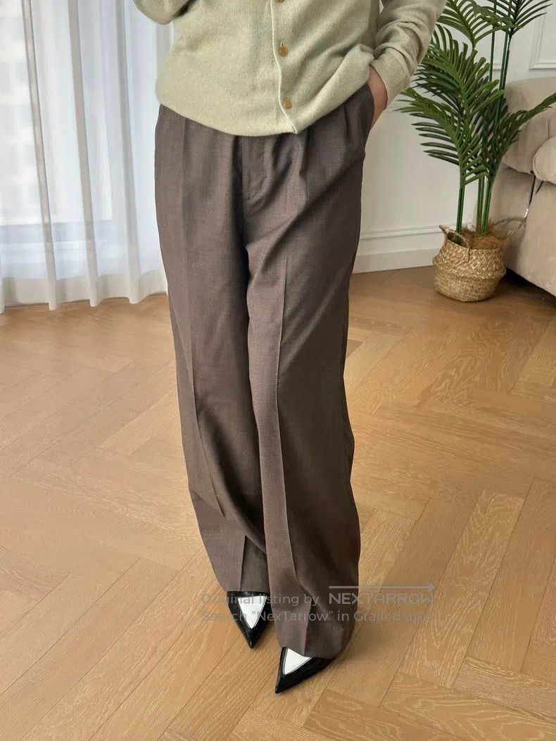 Hermes Hermes size M Margiela Era Wool Crepe Pleated Casual Busine Size 26" / US 2 / IT 38 - 1 Thumbnail