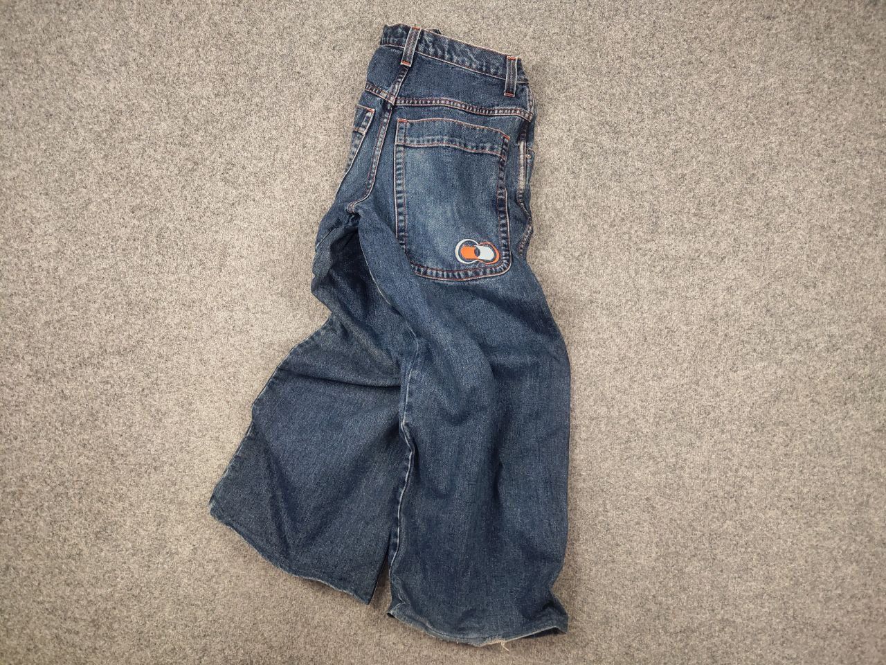 JNCO Rare Vintage 90's Jnco Girlie‎ Double Barrel Wide Leg Jeans Size US 29 - 2 Thumbnail