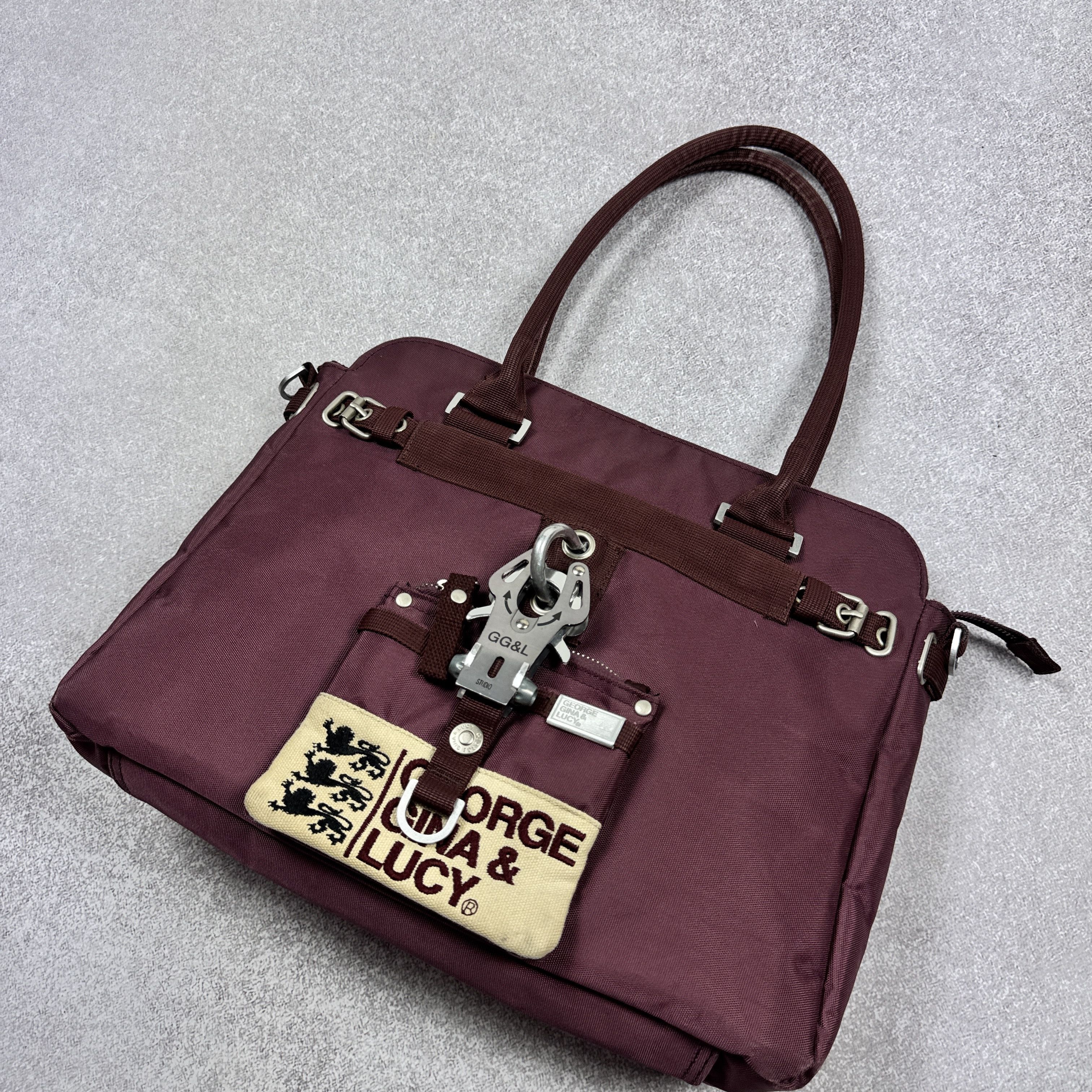 George Gina & Lucy George Gina & Lucy Grace Burgundy Y2K Bag Avantgarde Size ONE SIZE - 3 Thumbnail
