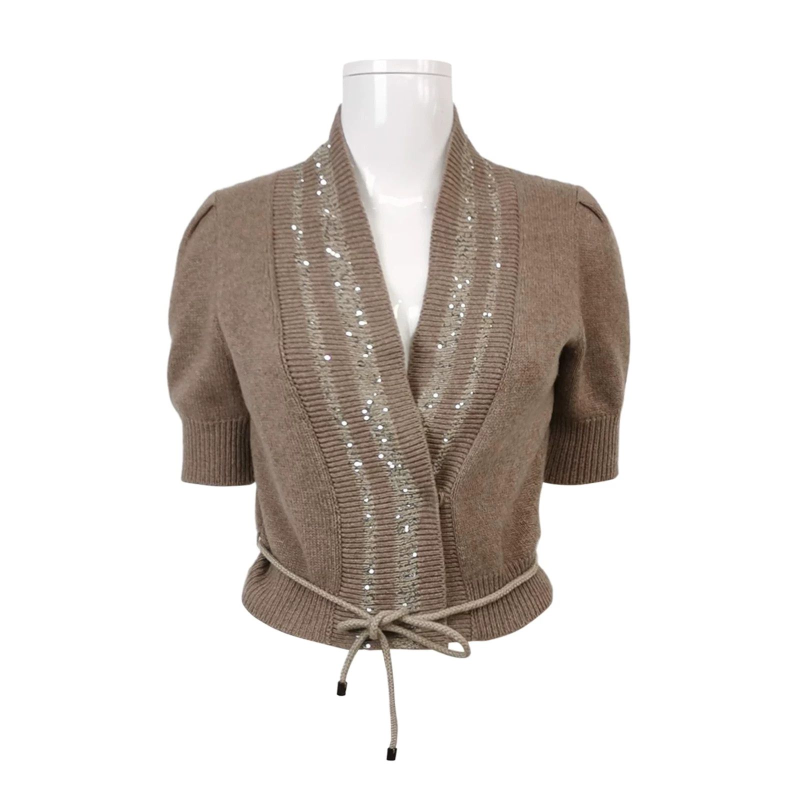 Brunello Cucinelli Brunello Cucinelli Silk Blend Colorblock Sweater Size M / US 6-8 / IT 42-44 - 1 Thumbnail