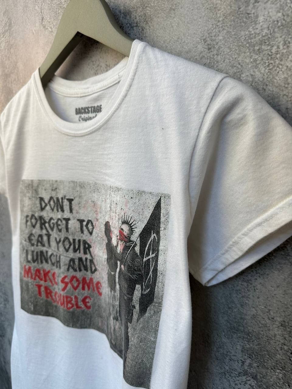 Other Punk Mom Rare BackStage T-Shirt "Make Some Trouble" Size US S / EU 44-46 / 1 - 6 Thumbnail
