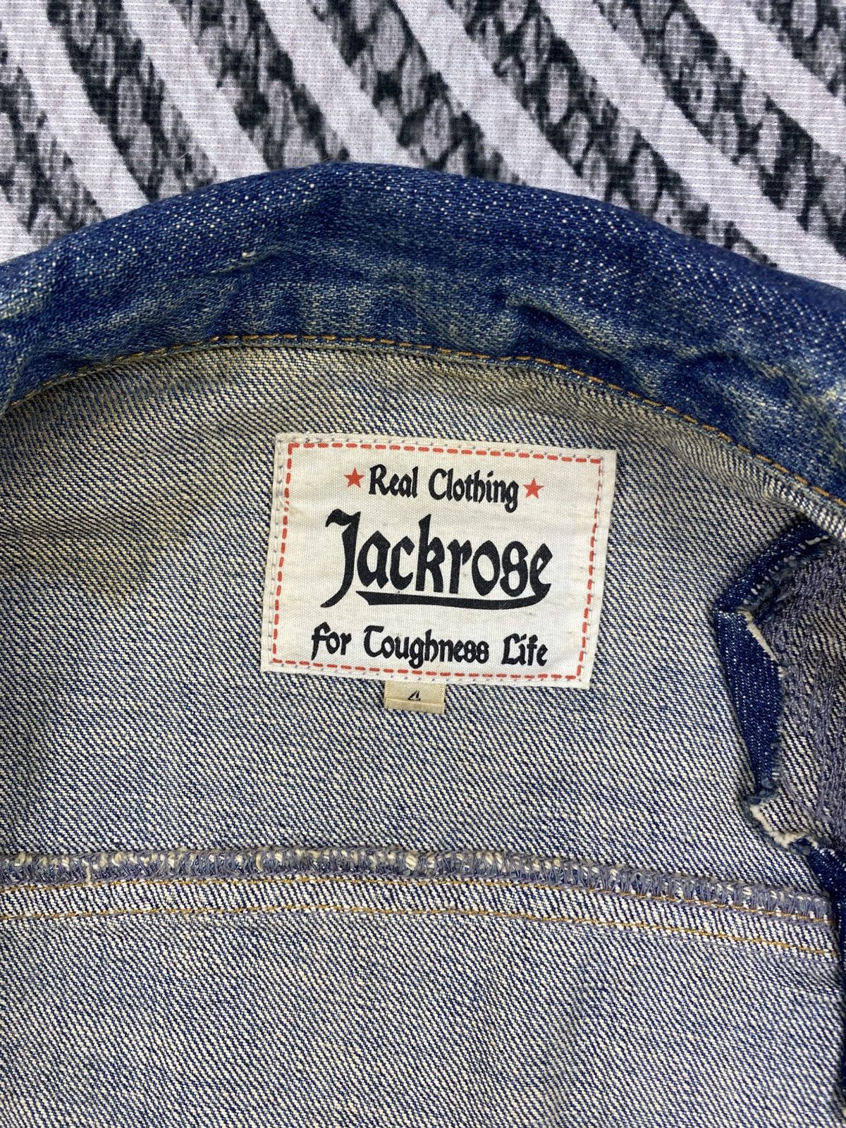 JACKROSE Vintage Jackrose Distressed Zipper Denim Jacket Size US M / EU 48-50 / 2 - 11 Thumbnail