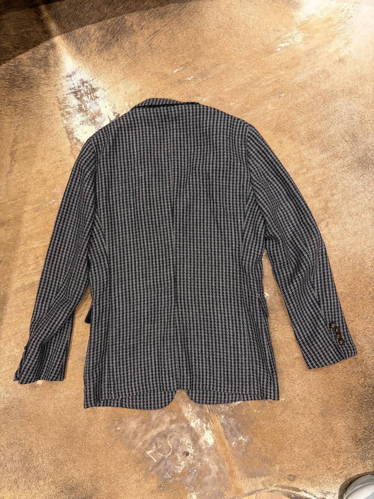 Alfred Dunhill Dunhill London Houndstooth Wool-Alpaca Jacket Size 38R - 6 Thumbnail